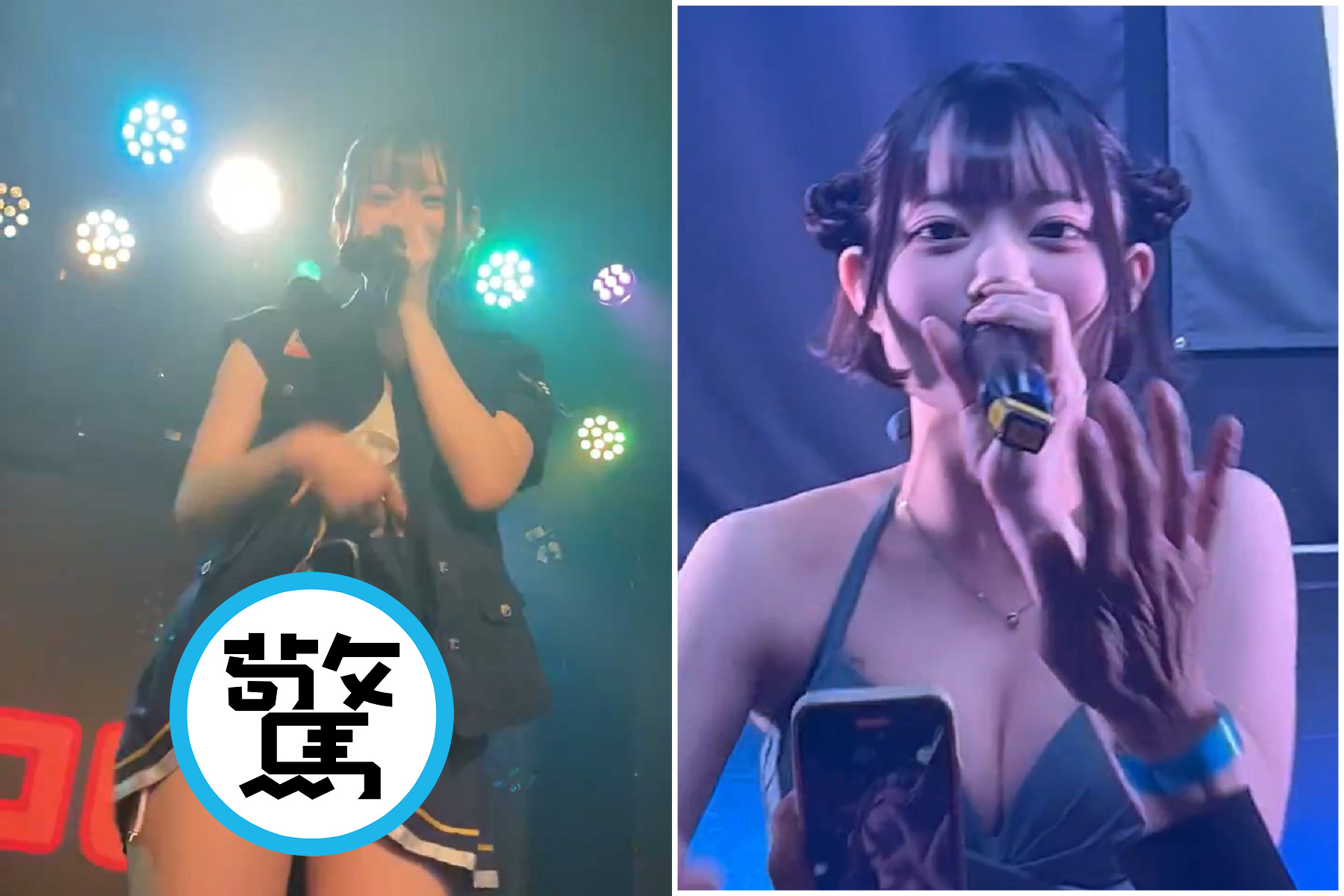 「我推的偶像」牛肉場化！日本地下女團狂賣肉，網驚：前排大叔好紳士。（翻自X平台）
