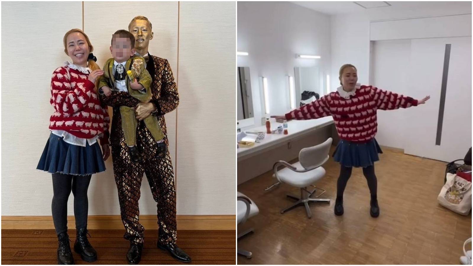 辰己涼介愛妻大跳台灣應援曲。（翻攝IG@serenasuzuki0120）