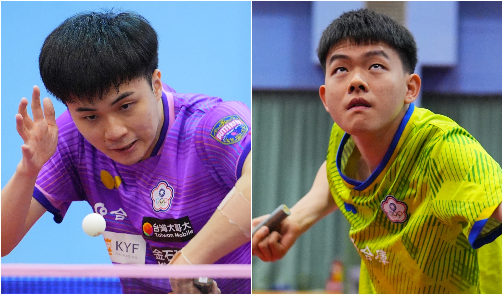 林昀儒、高承睿首度合拍，在新加坡WTT大滿貫賽首戰告捷。（資料照，特約攝影林韋言攝）