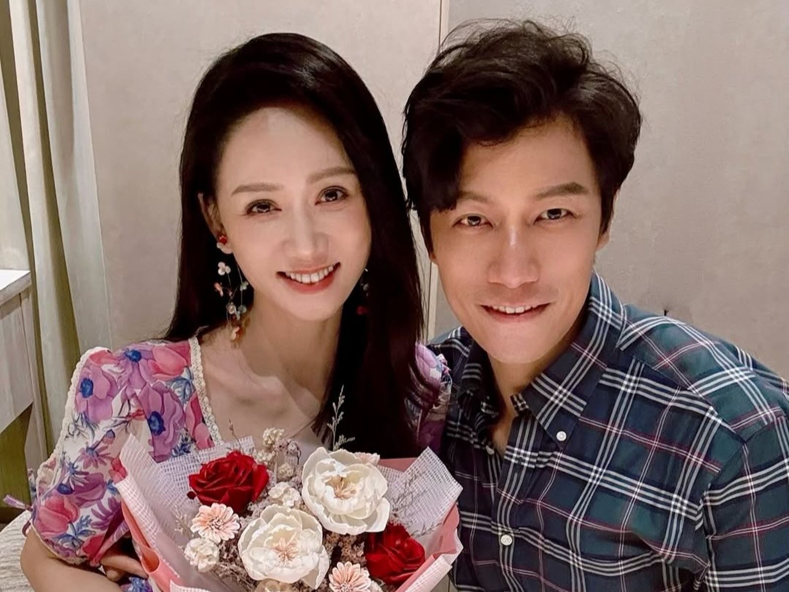 陳喬恩與曾偉昌（Alan）有9歲年齡差，是姐弟戀的幸福範例。（翻攝自陳喬恩微博）