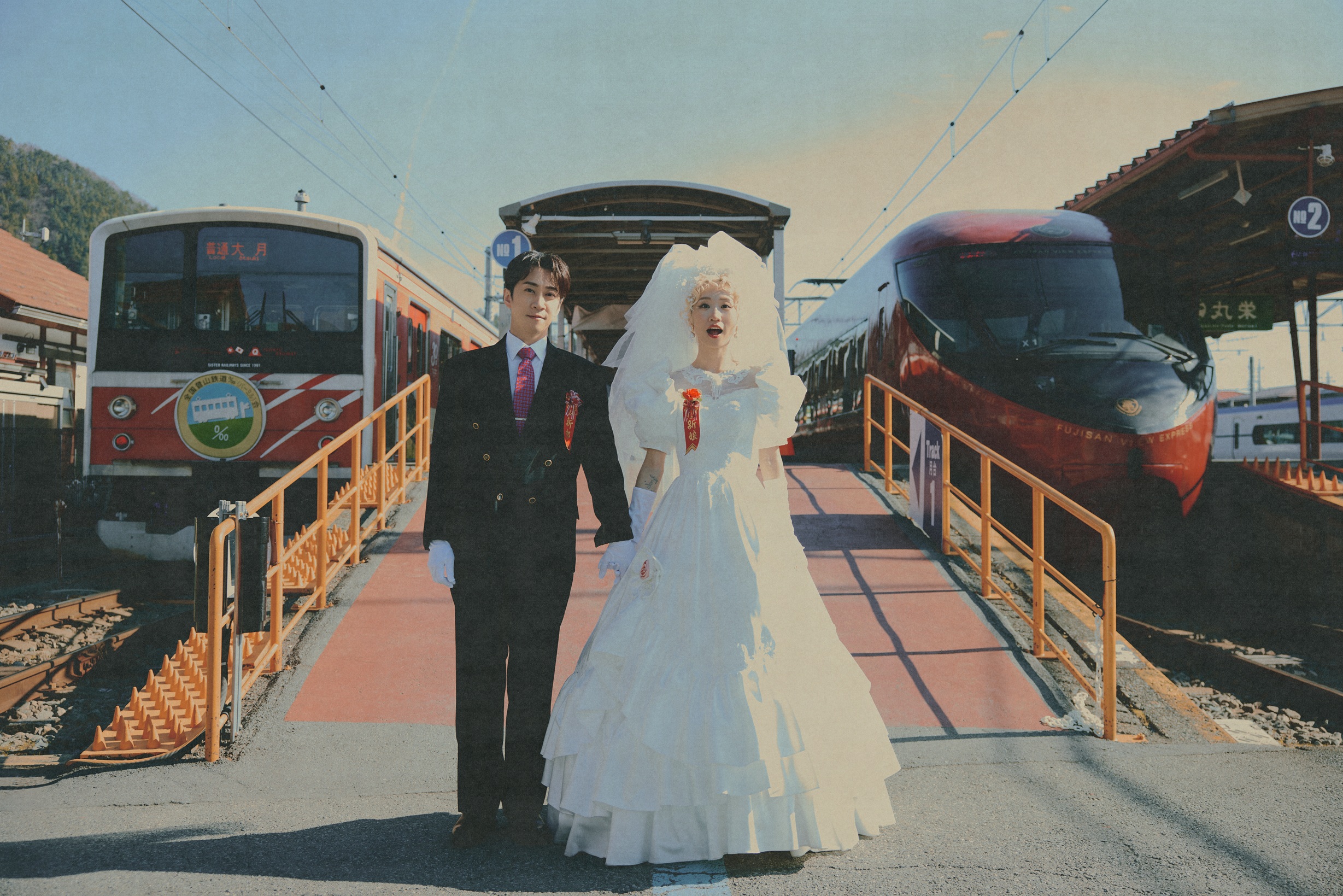 陳漢典、Lulu婚宴倒數十天，第二波婚紗照曝光。（天地合娛樂提供）