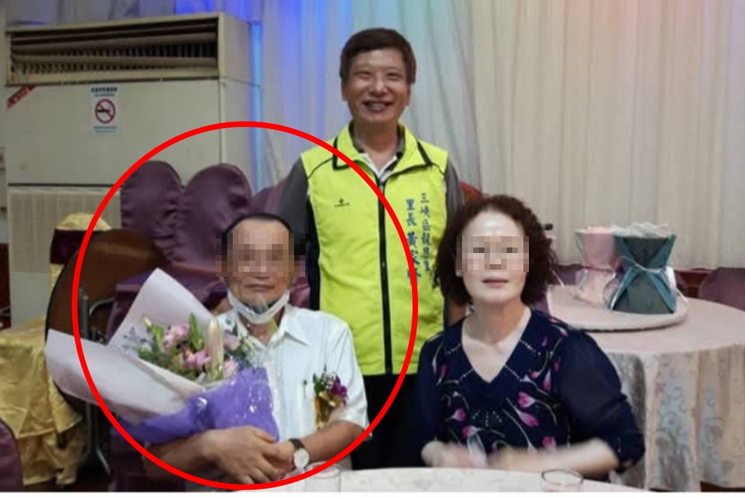 肇事的余男（紅圈處）今原定動第三次手術，卻傳出他的妻子（右）失聯。（翻攝自臉書）