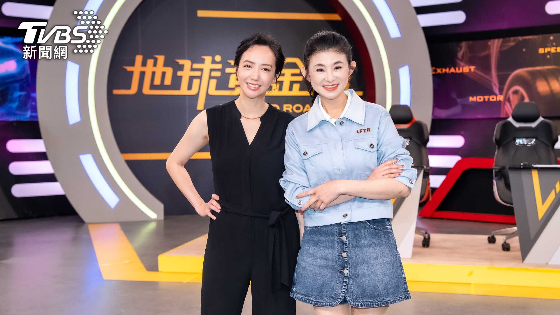 Linda受邀上《地球黃金線》，大方分享獨門購車哲學。（TVBS提供）

