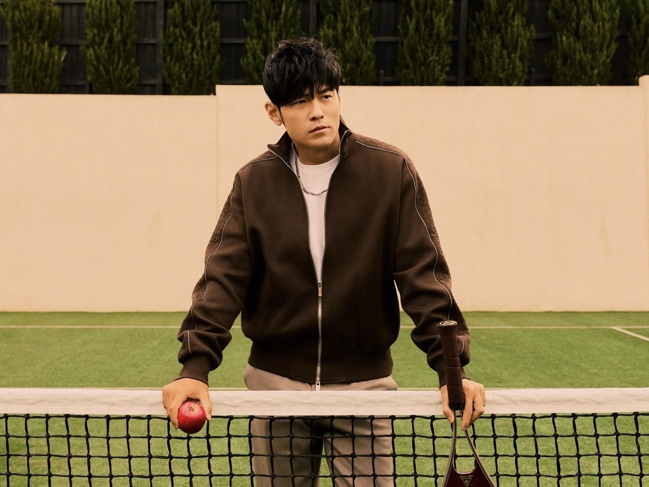 周杰倫熱愛打網球。（翻攝自周杰倫IG)