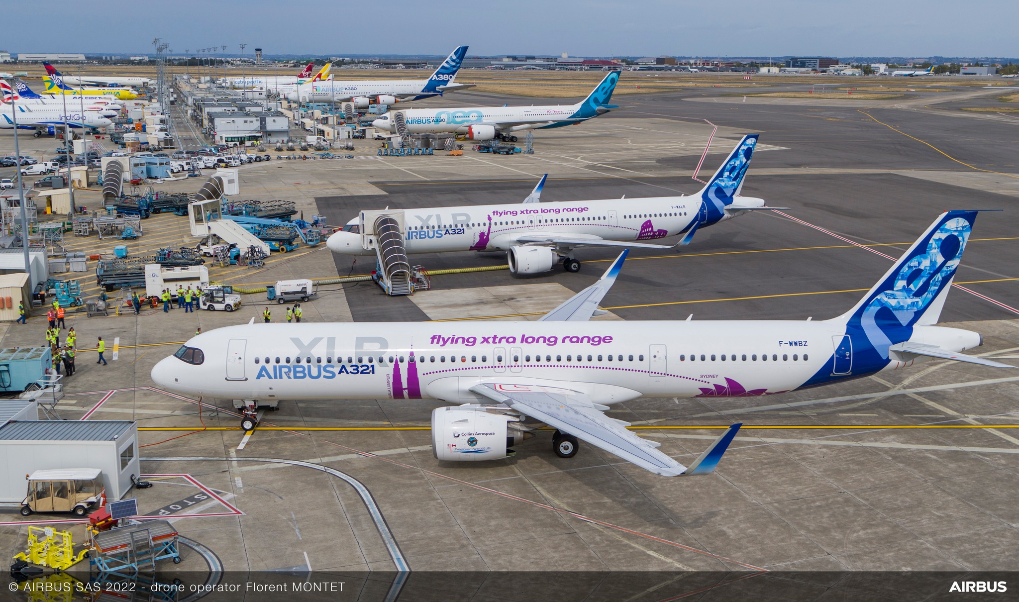 空巴突召修A320客機。（取自空巴臉書）