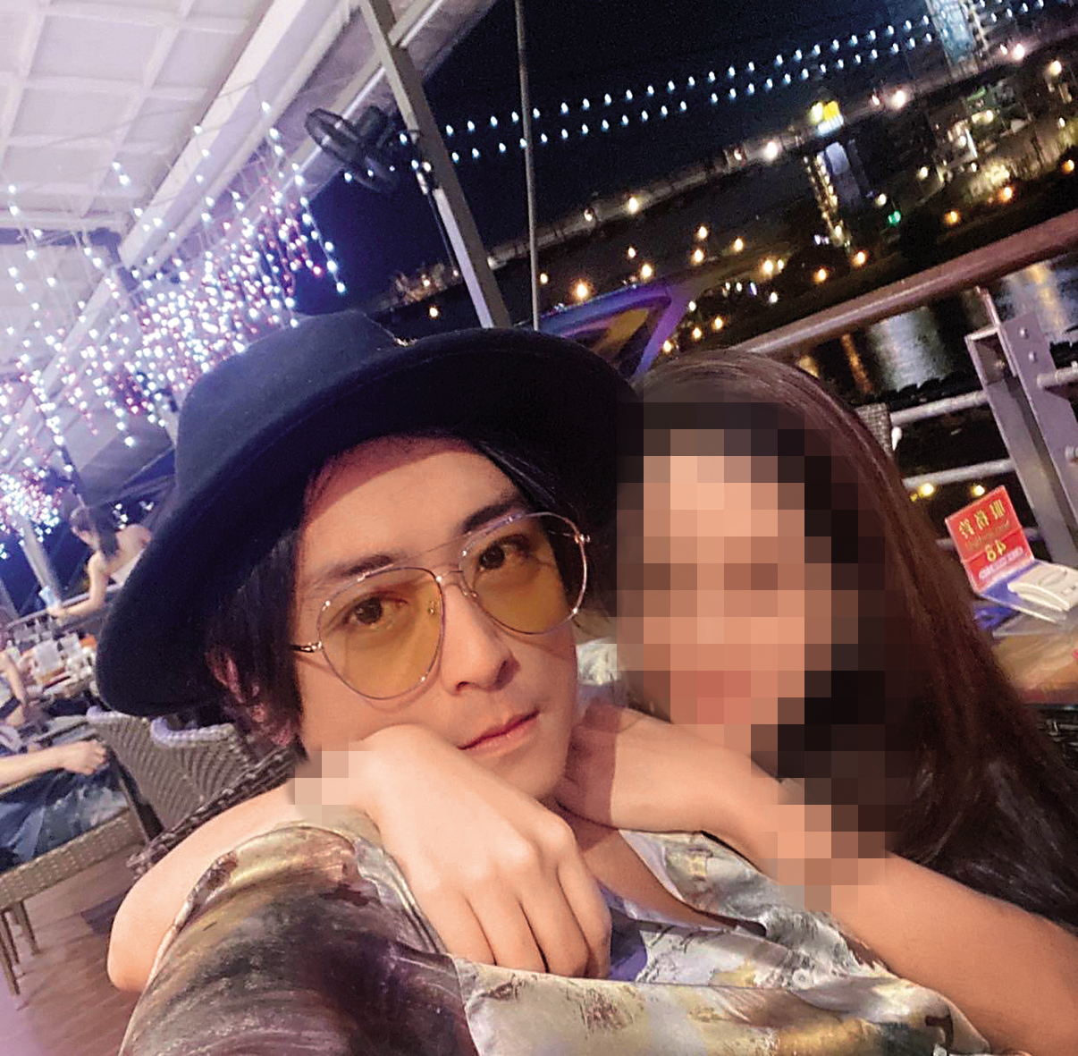 Toro和D小姐當時交往僅3個月就分手。（讀者提供）