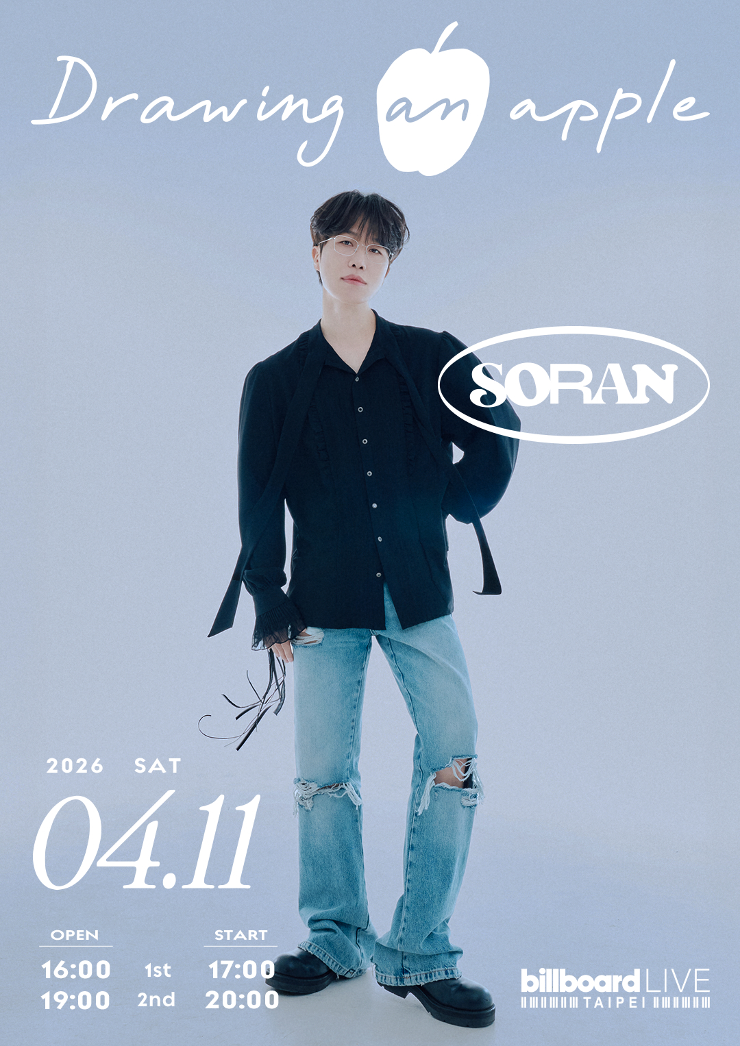 SORAN剛從3人制樂團改為1人表演形式，將帶來全新表演。（Billboard Live TAIPEI提供）