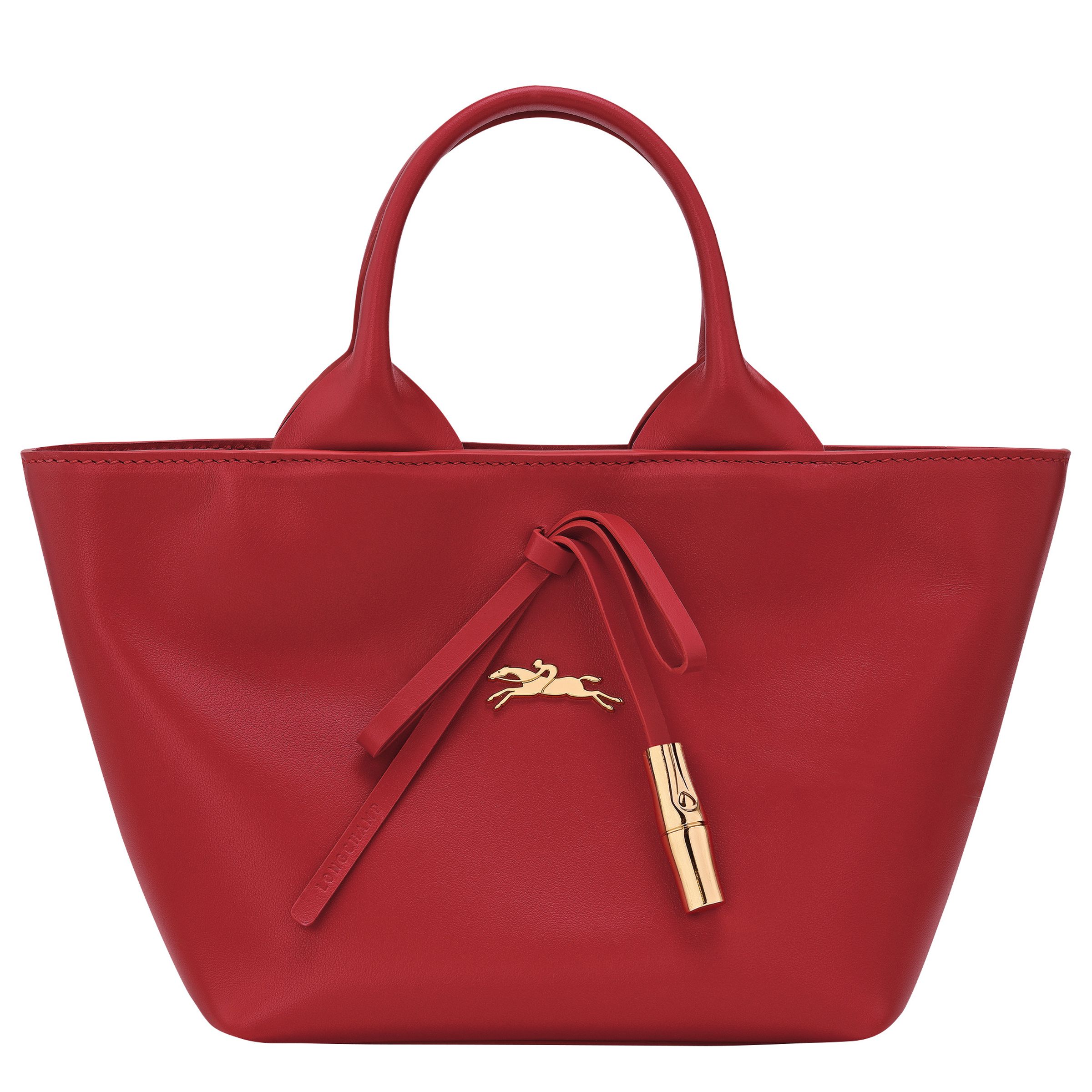 Le Roseau系列手提包(胭脂紅)。NT$24,900(瓏驤提供)