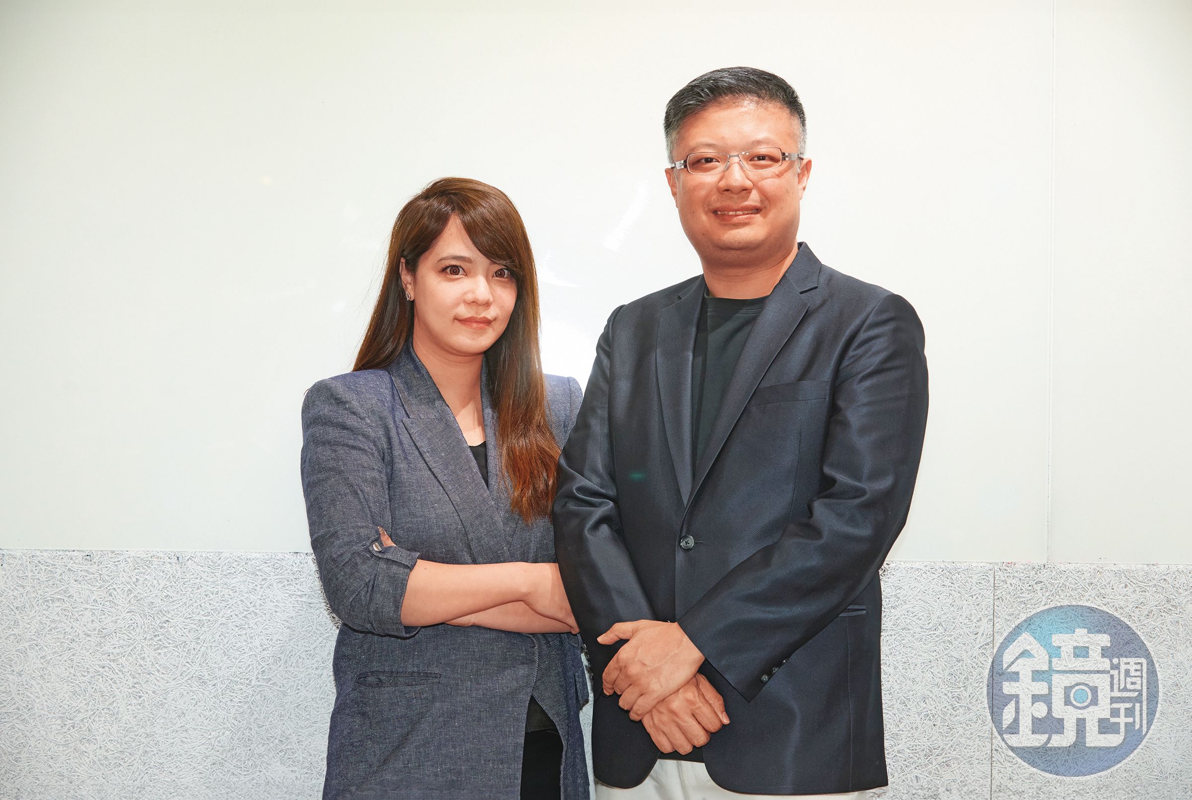 夫妻檔郭柏毅(右)和高莉雅(左),攜手百老匯團隊合作開發新版《囍宴音樂劇》,把台灣故事推向國際。