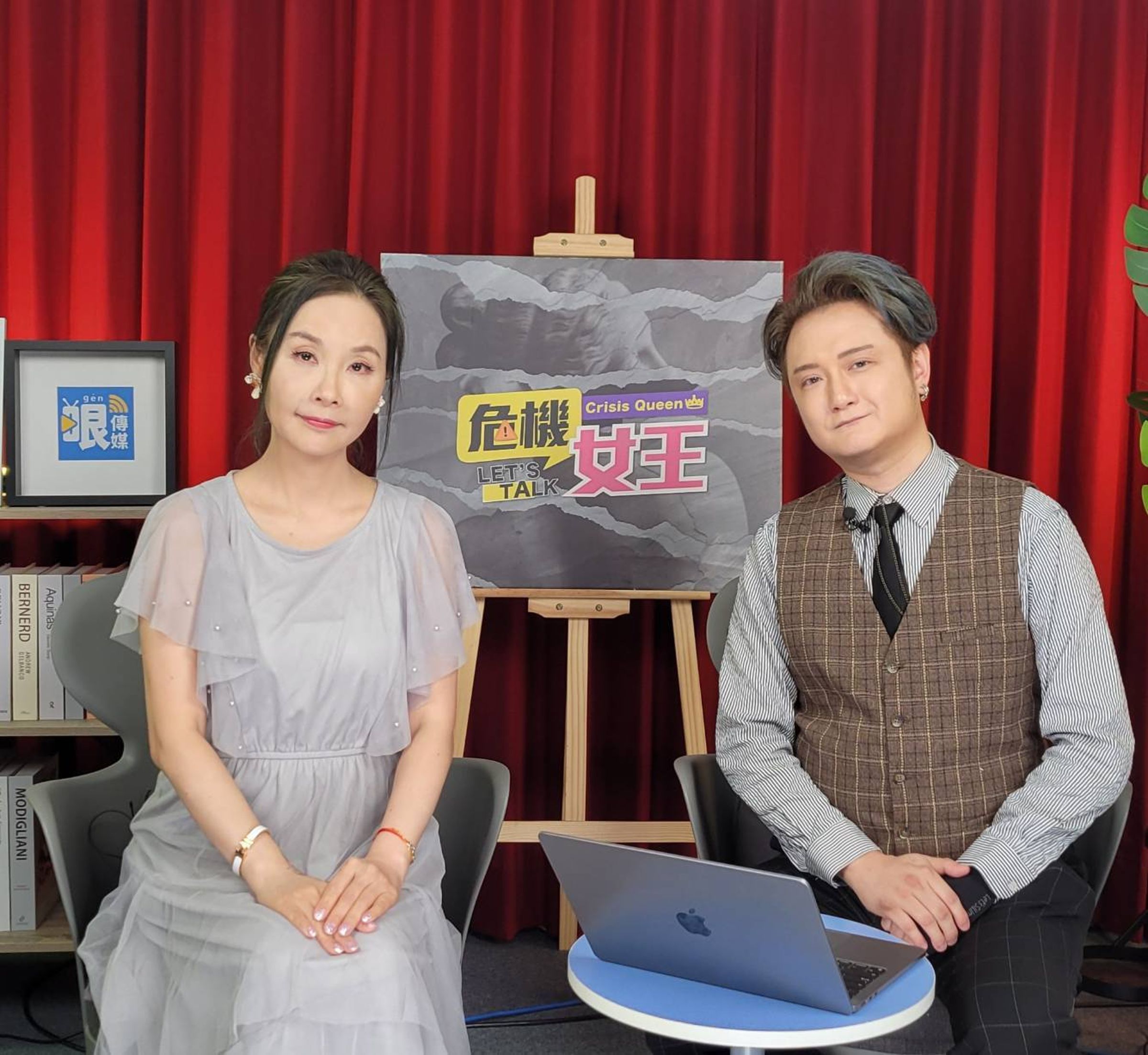 楊朴睎的「台派小楊」節目很受年輕人歡迎。(哏傳媒提供)