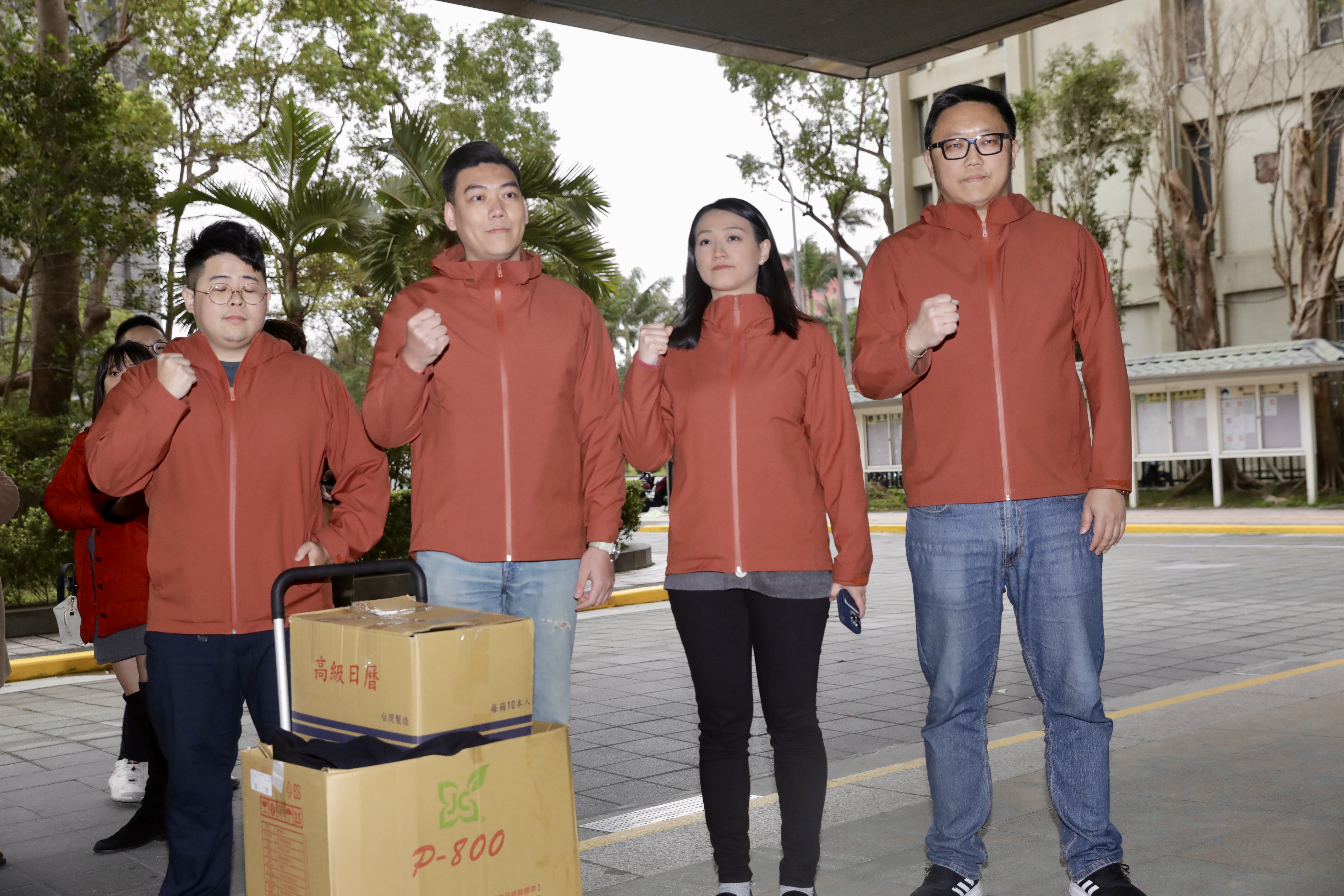 陳冠安（左起）、賴苡任、劉思吟、滿志剛等罷免綠委成員今遭約談。（本刊資料照）