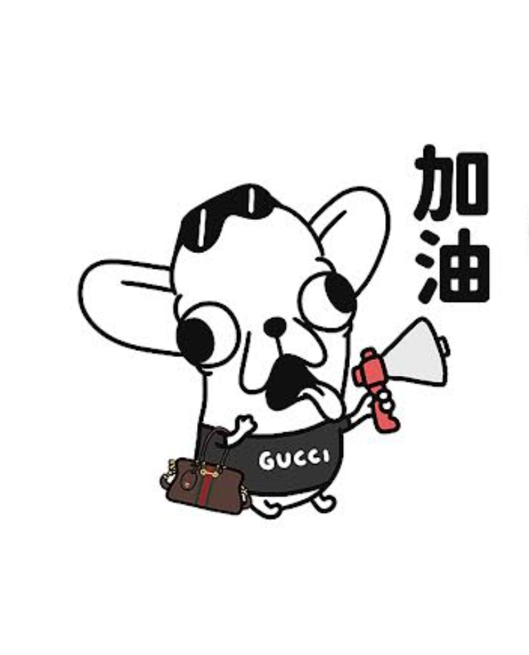 插畫家吉佬以其筆下帶有幽默感與強烈個人風格的角色「變種吉娃娃」為核心形象，融入GUCCI時尚視角。（古馳提供）