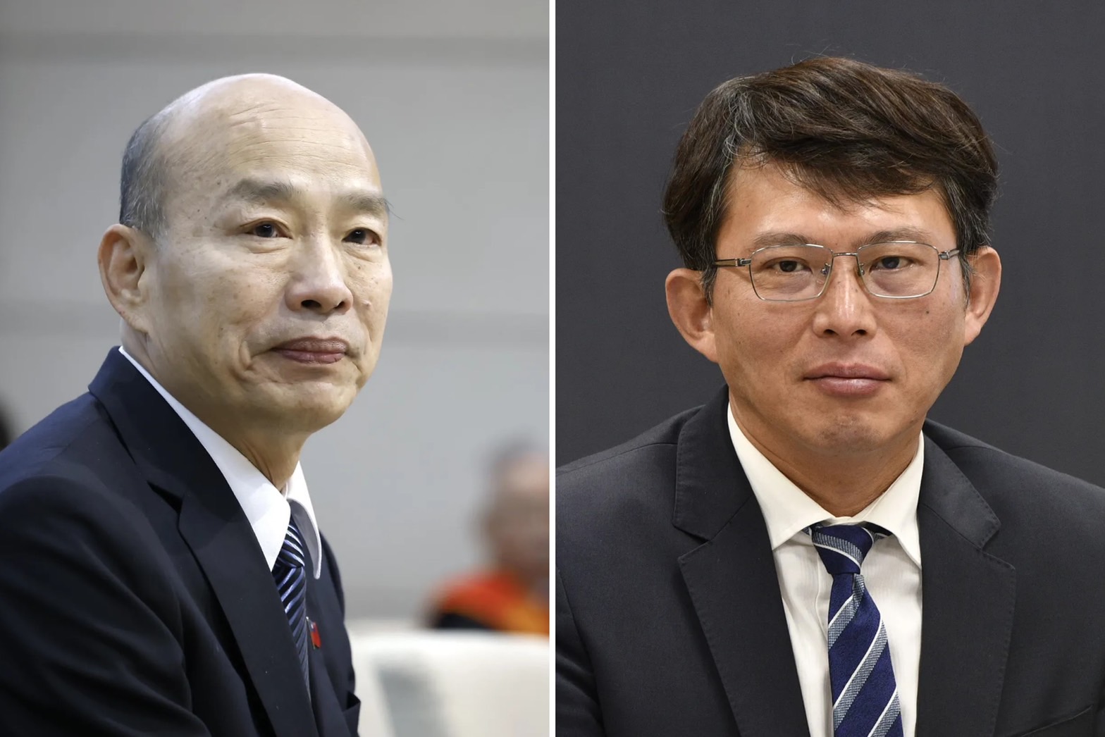 黃國昌被韓國瑜說是立院4大美男喊不敢當，還反讚韓才是立院第一美男。（本刊資料照）