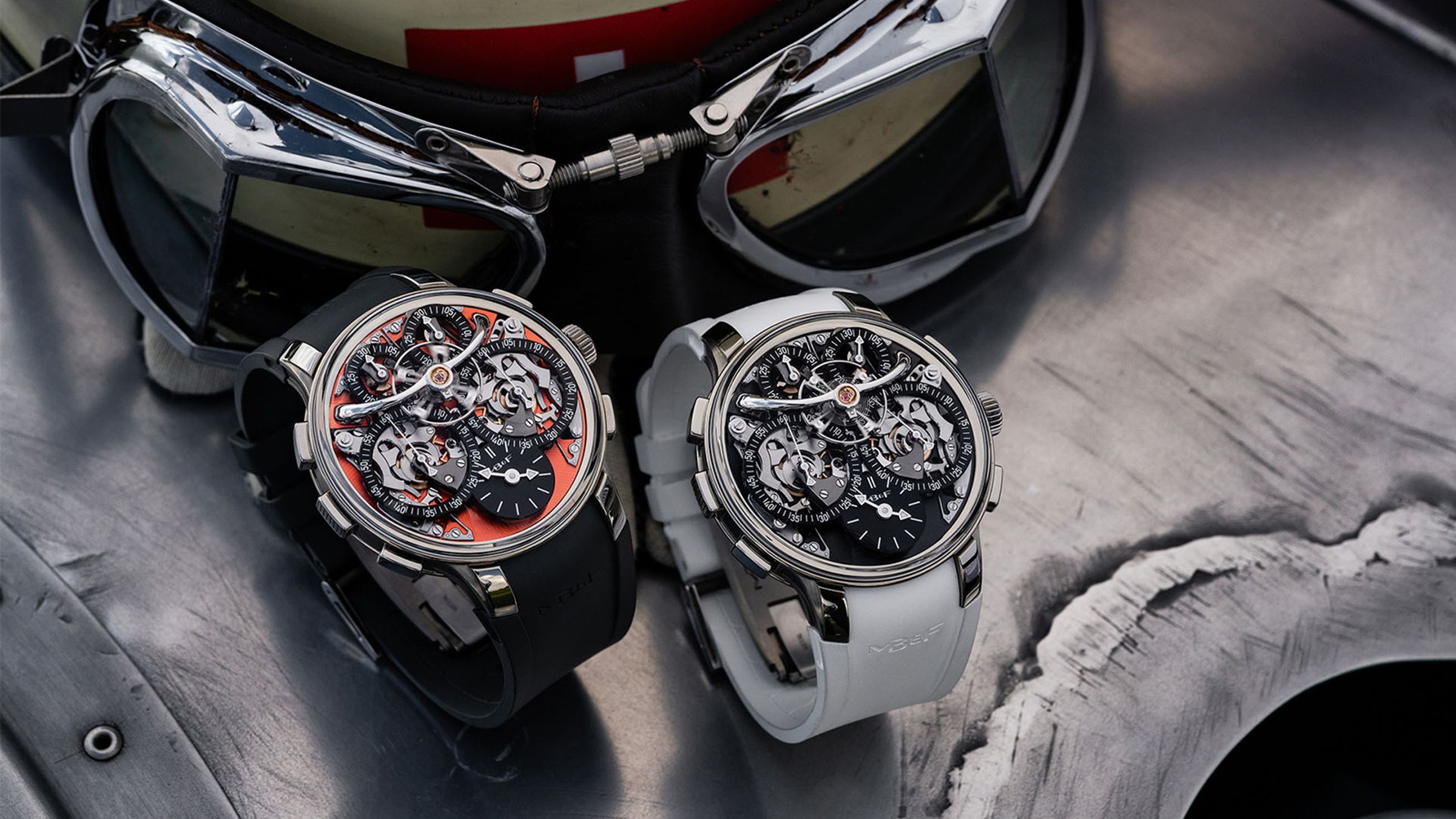 圖為MB&F在2022年發表的LM Sequential EVO,是今年新款LM Sequential Flyback Platinum的前身,前所未見的計時模式讓它拿下當年度的GPHG金指針大獎。