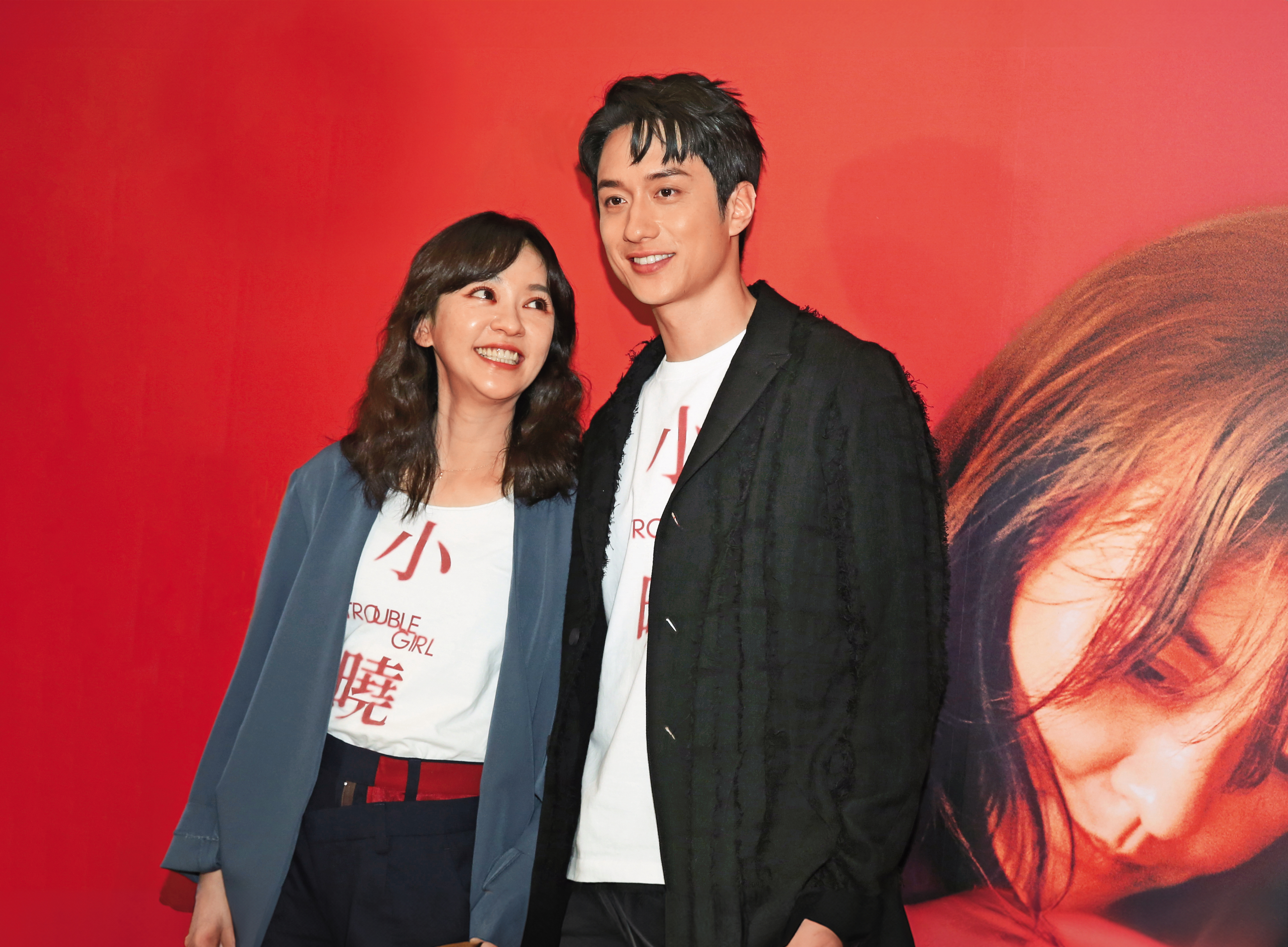 陳意涵（左）透露劉俊謙（右）「很M」，「一直要我打他。」小編幫遞皮鞭。（蠟燭要嗎？）