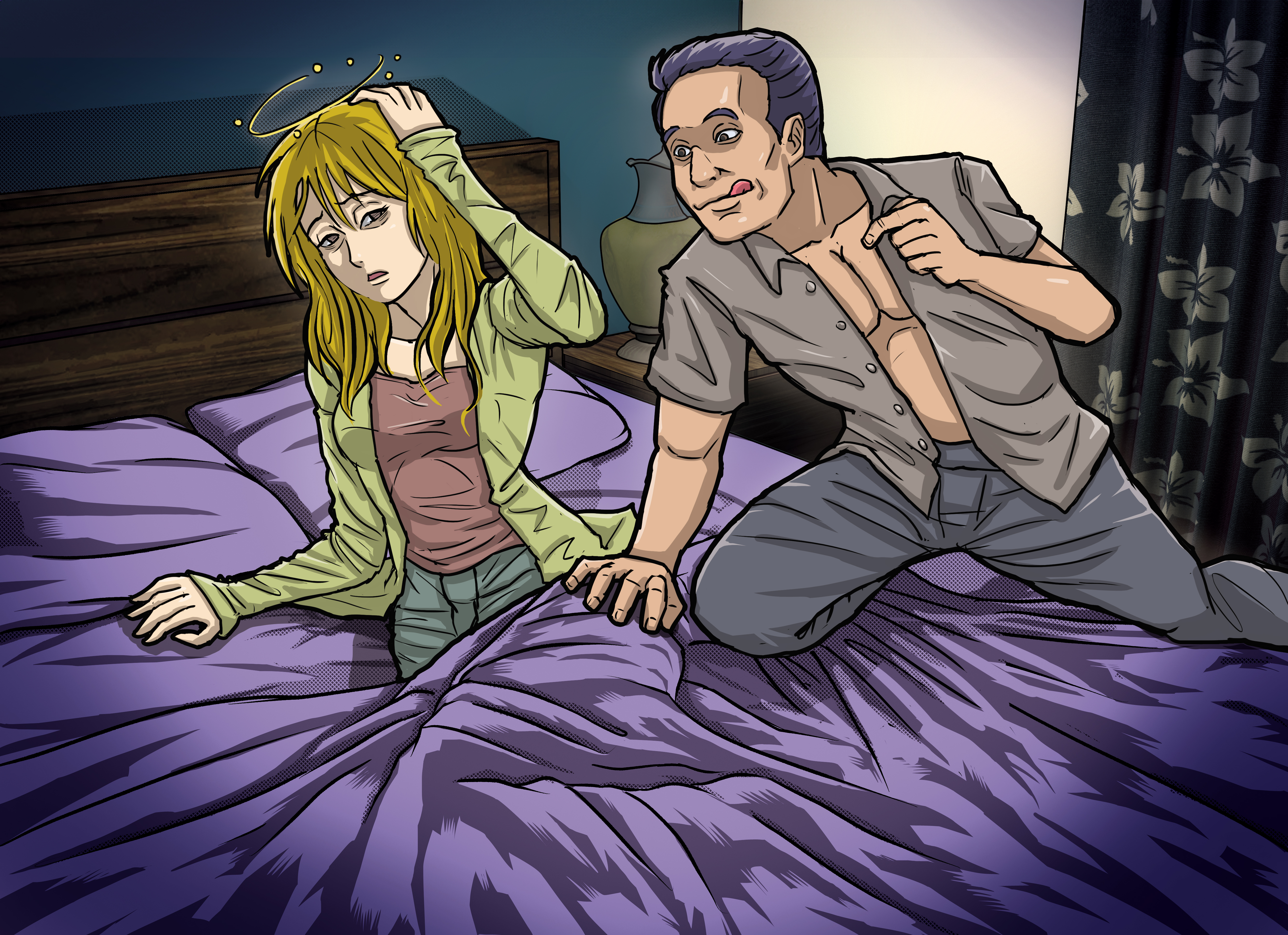 A小姐指控林澤民在自己服完藥物準備就寢時，不顧其意願硬上得逞。