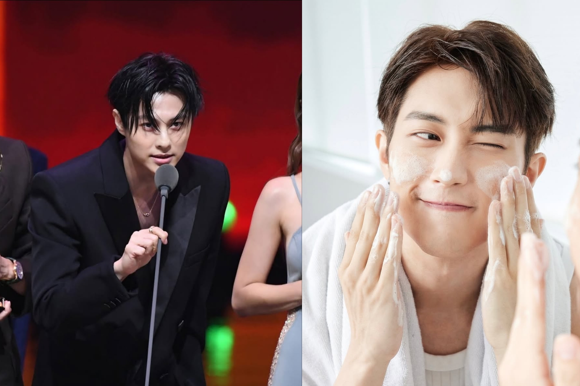 范姜彥豐（右）控訴妻子粿粿與王子不倫，王子悄悄刪文，網友點評他「條件全輸還戴人綠帽」。（翻攝網路）