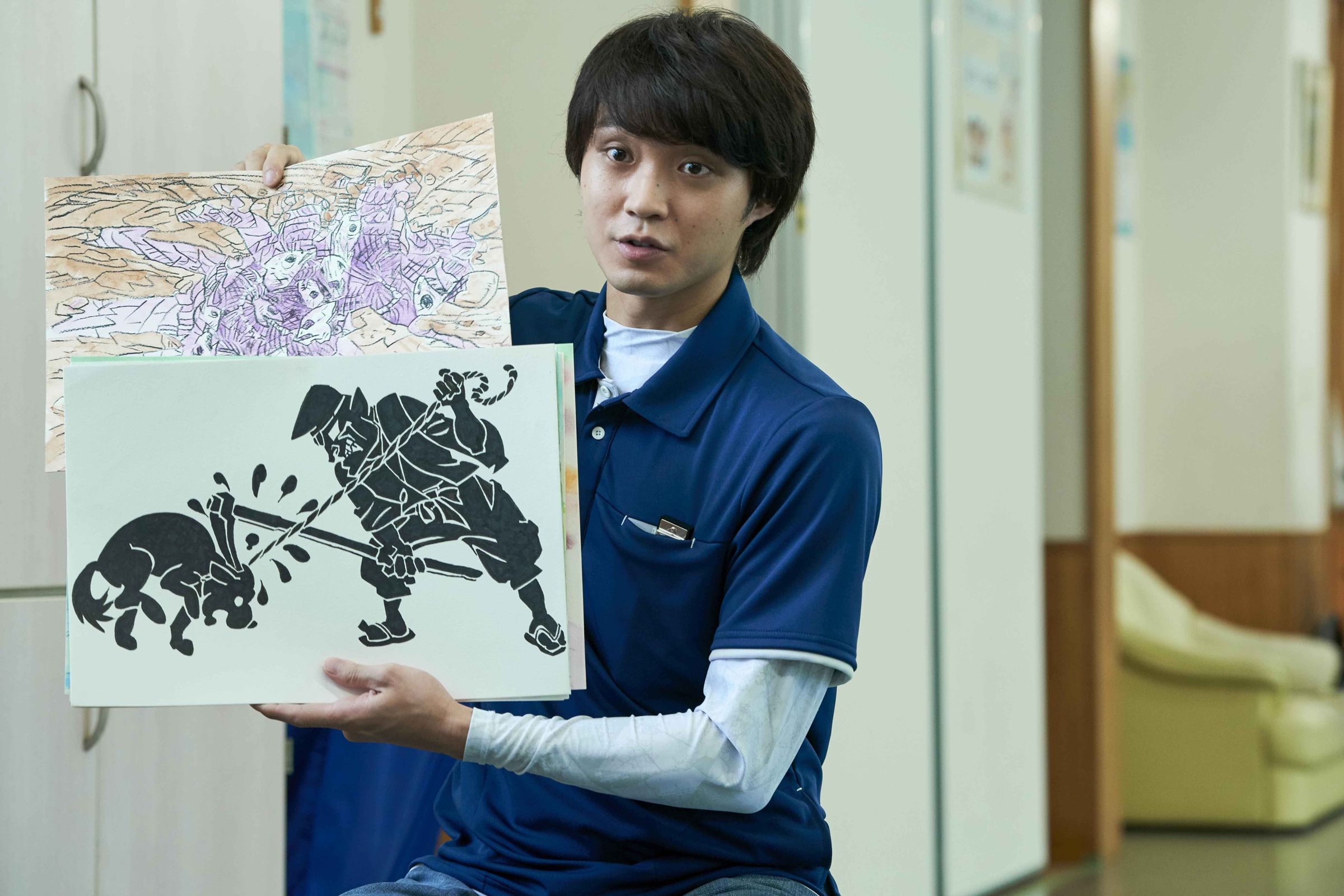 磯村勇斗新片《月》中飾演為人正直卻犯下驚人殺人案的療養院員工,精湛演出獲多獎項肯定。(天馬行空提供)