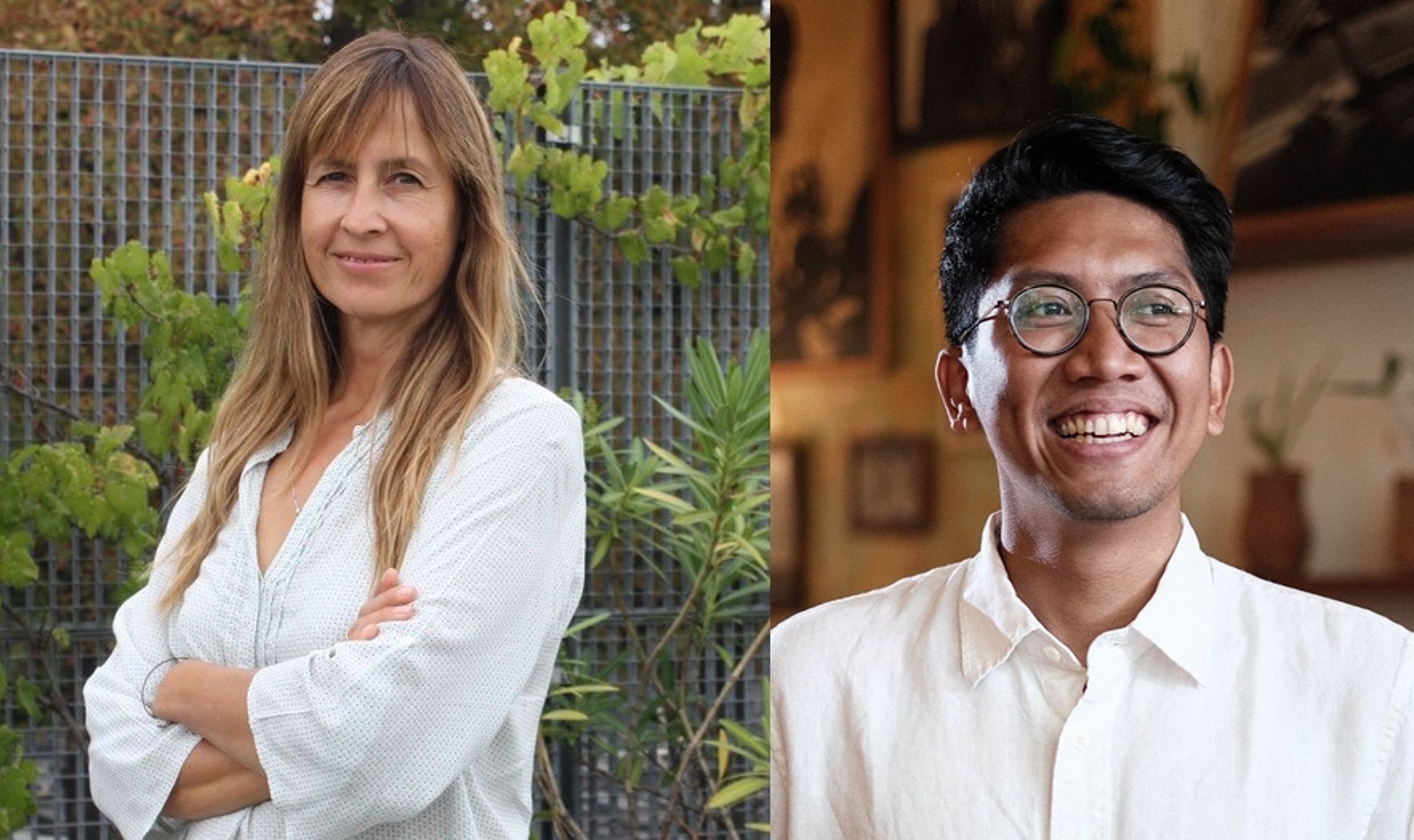 左圖為受文策院邀請擔任長片專場講師Tanja Meissner,右圖則為紀錄片專場講師Gugi Gumilang。