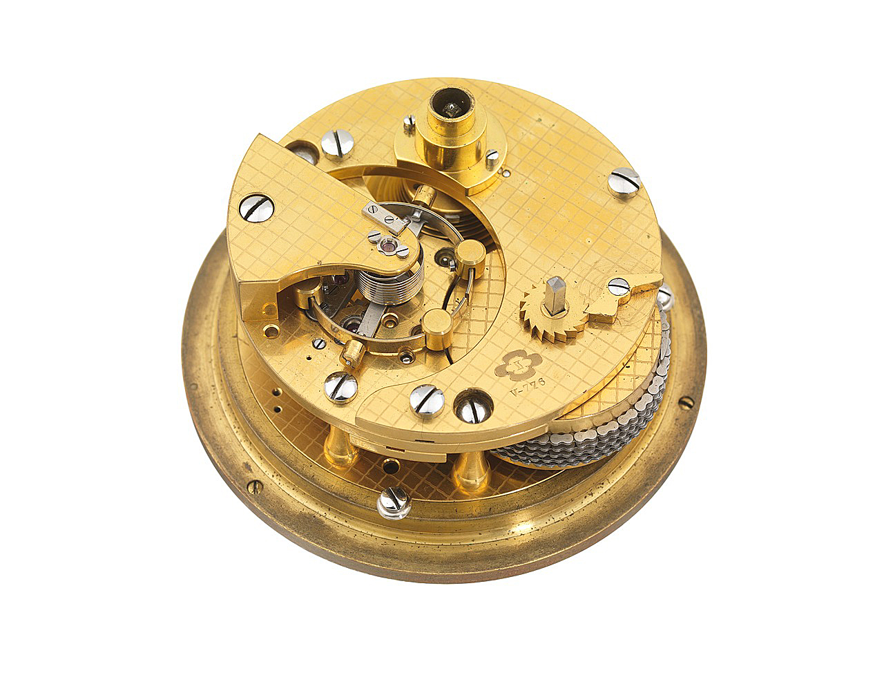 無卡度游絲擺輪的設計源自航海天文鐘（Marine Chronometer）。
