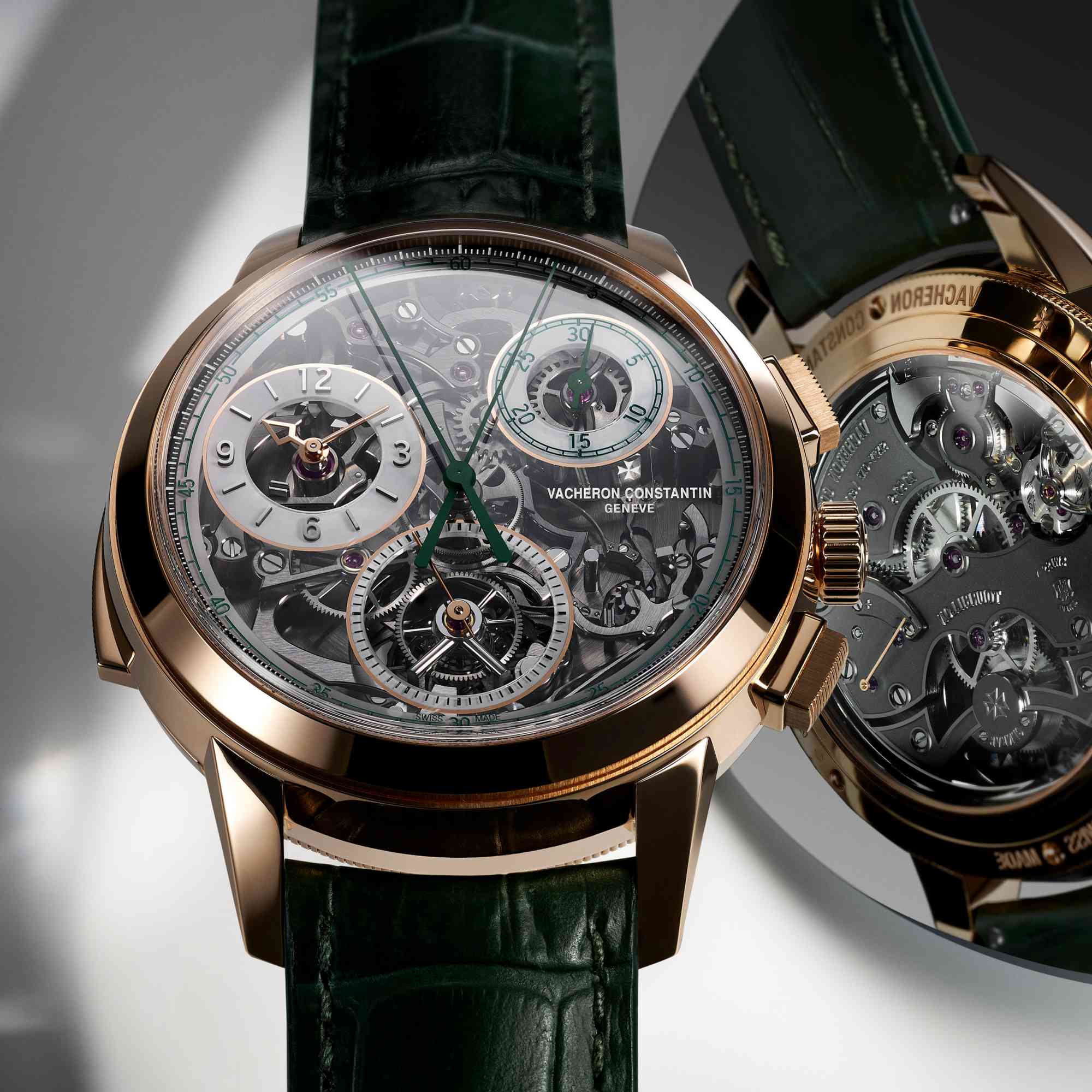 新錶 2025／當代複雜功能的色彩哲學！江詩丹頓發表「閣樓工匠」Temporis Duo 雙秒追針三問球形游絲陀飛輪鏤雕腕錶