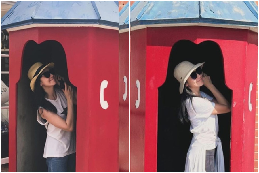 林熙蕾7年前後照對比，竟然差異看不太出來。（翻攝自林熙蕾臉書）