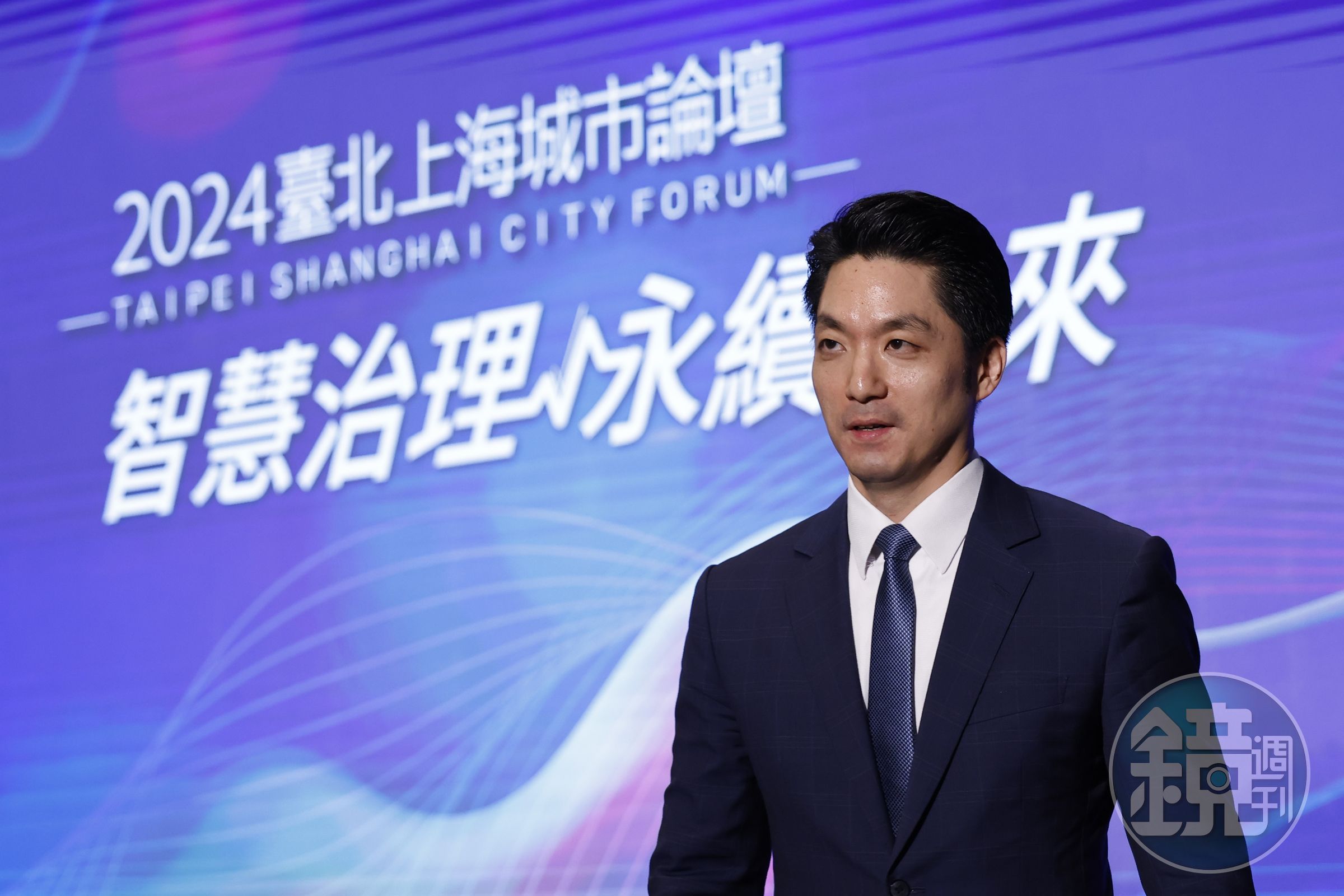 蔣萬安回應上海所贈的禮包,「我要謝謝上海方的用心」。