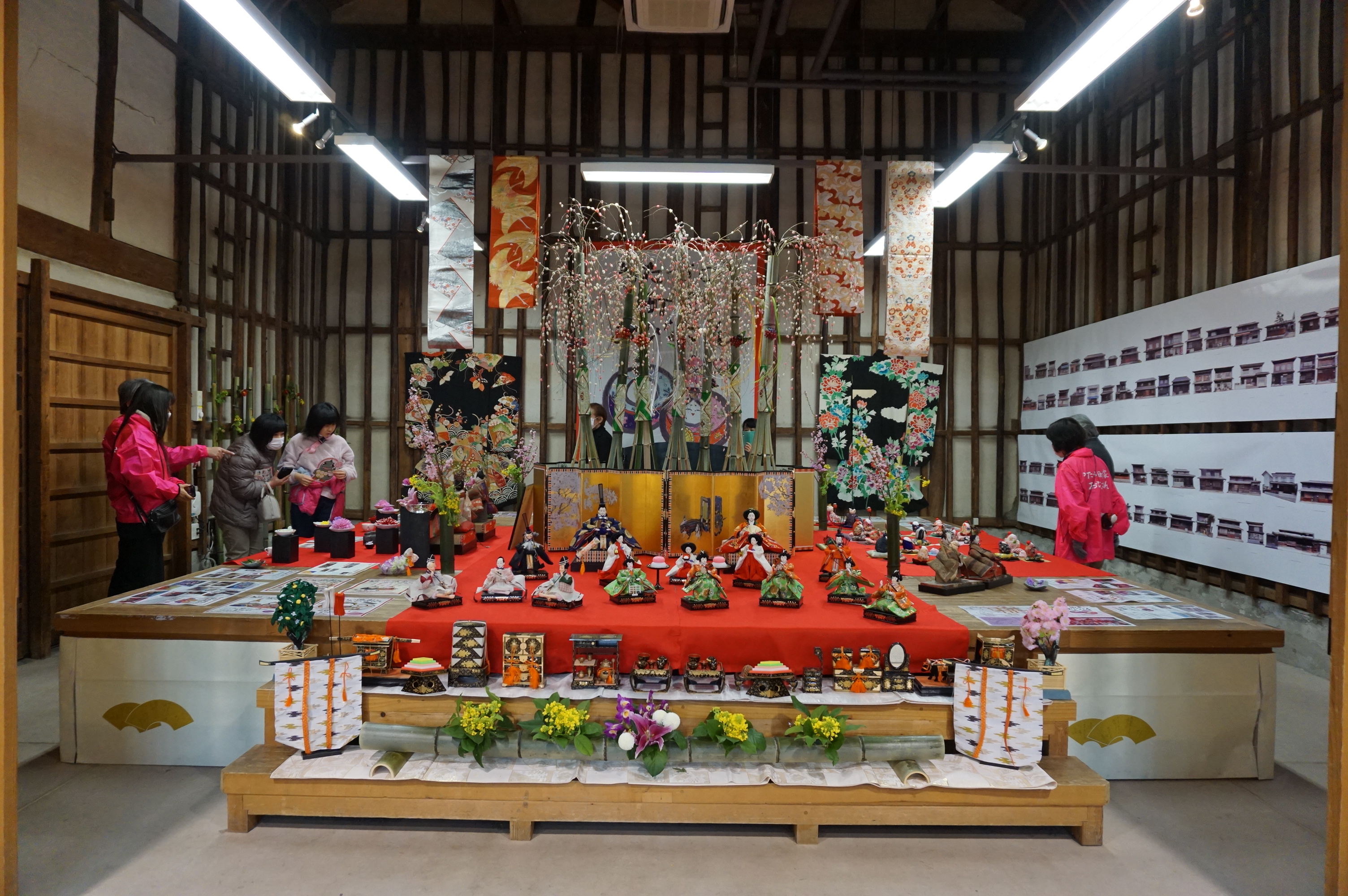 宇多津町的古街也會展出非常具有歷史意義的雛人形。（香川縣提供）