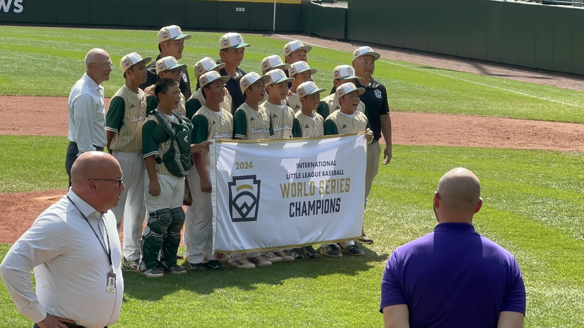 龜山國小少棒隊代表台灣出戰美國佛州隊，爭取威廉波特少棒錦標賽冠軍。（翻攝自龜山少棒粉絲團）