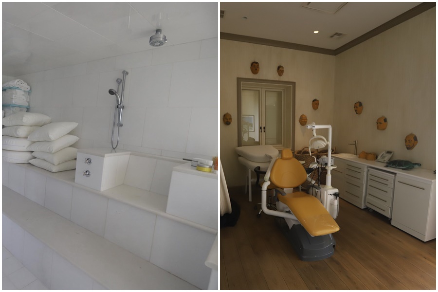 艾普斯坦（Jeffrey Epstein）惡名昭彰「蘿莉島」內部被曝光。（翻攝自X@OversightDems）