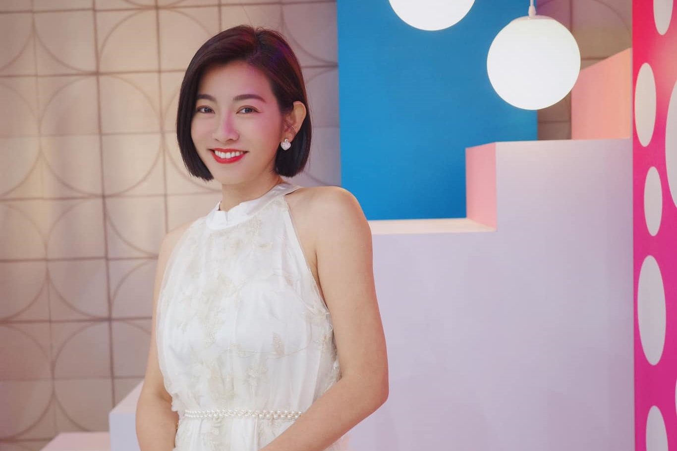 米可白對於緋聞沒鬆口，只表示努力工作。（米可白臉書）