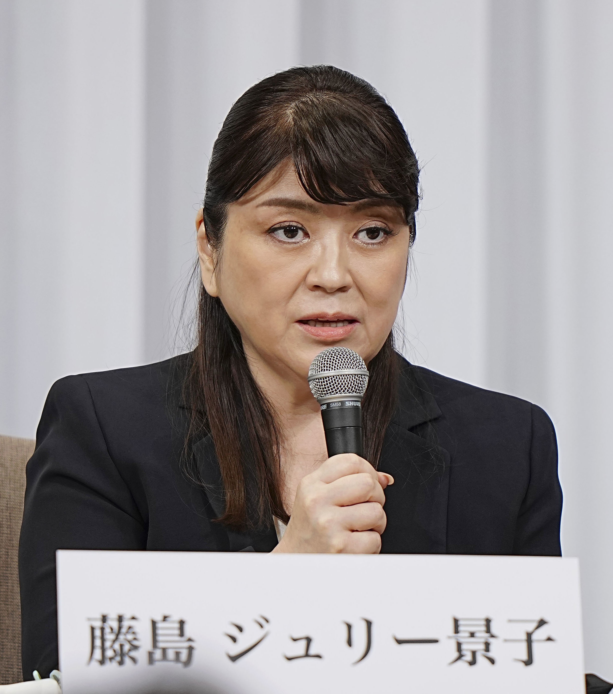 藤島茱莉景子將退出所有傑尼斯相關職務,但保有傑尼斯100%股權以處理賠償。(東方IC)