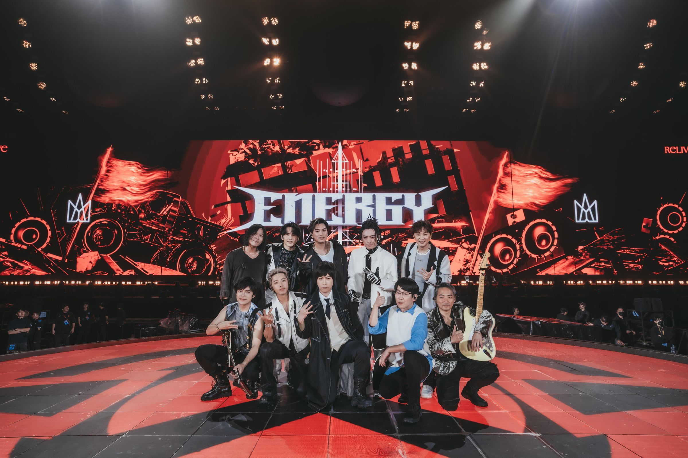 Energy再度擔任五月天演唱會嘉賓。（相信音樂提供）