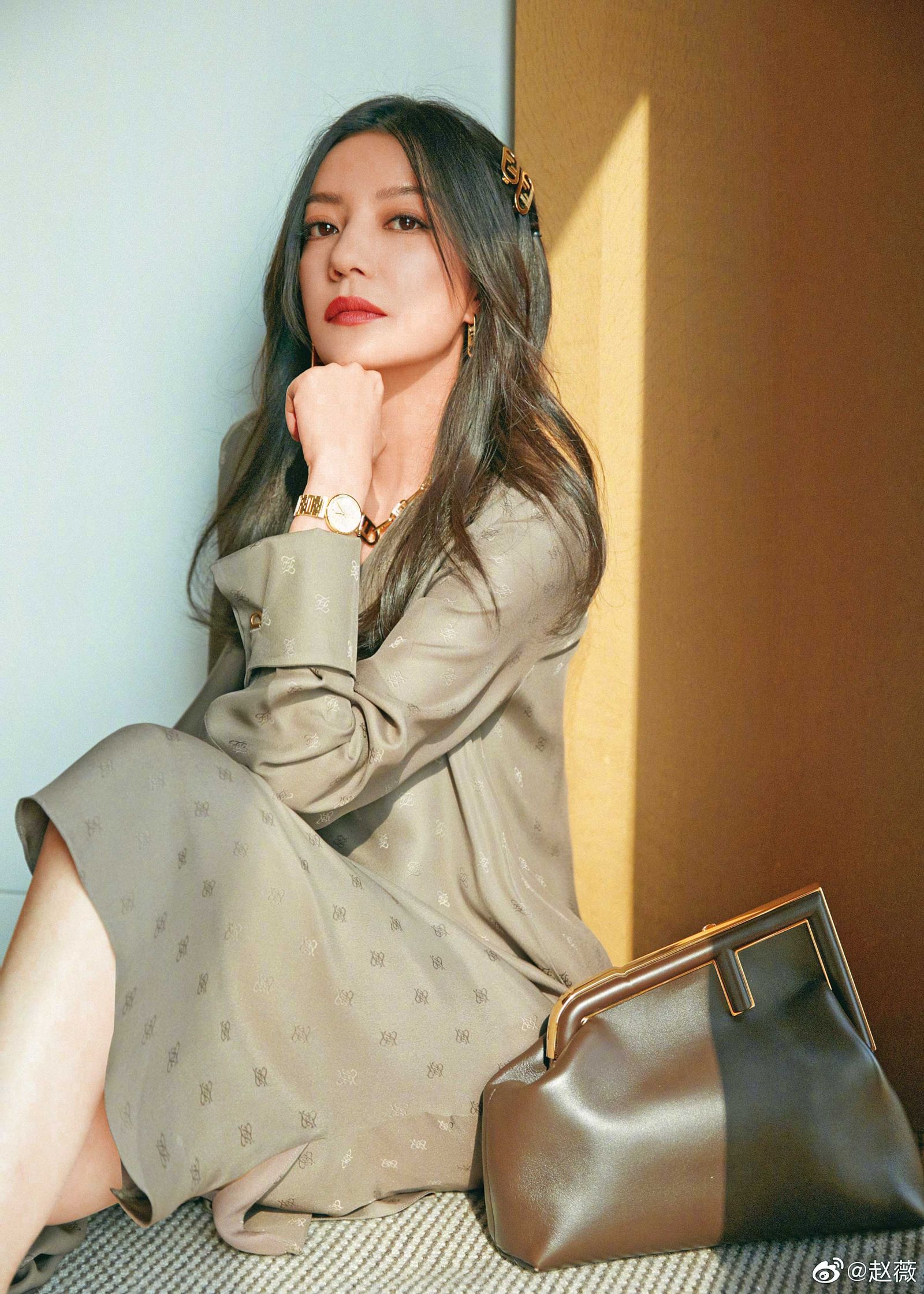 杜叙中對外宣稱，熟識趙薇（圖）、劉濤、鞏俐、林青霞等眾多知名女星。（翻攝微博）