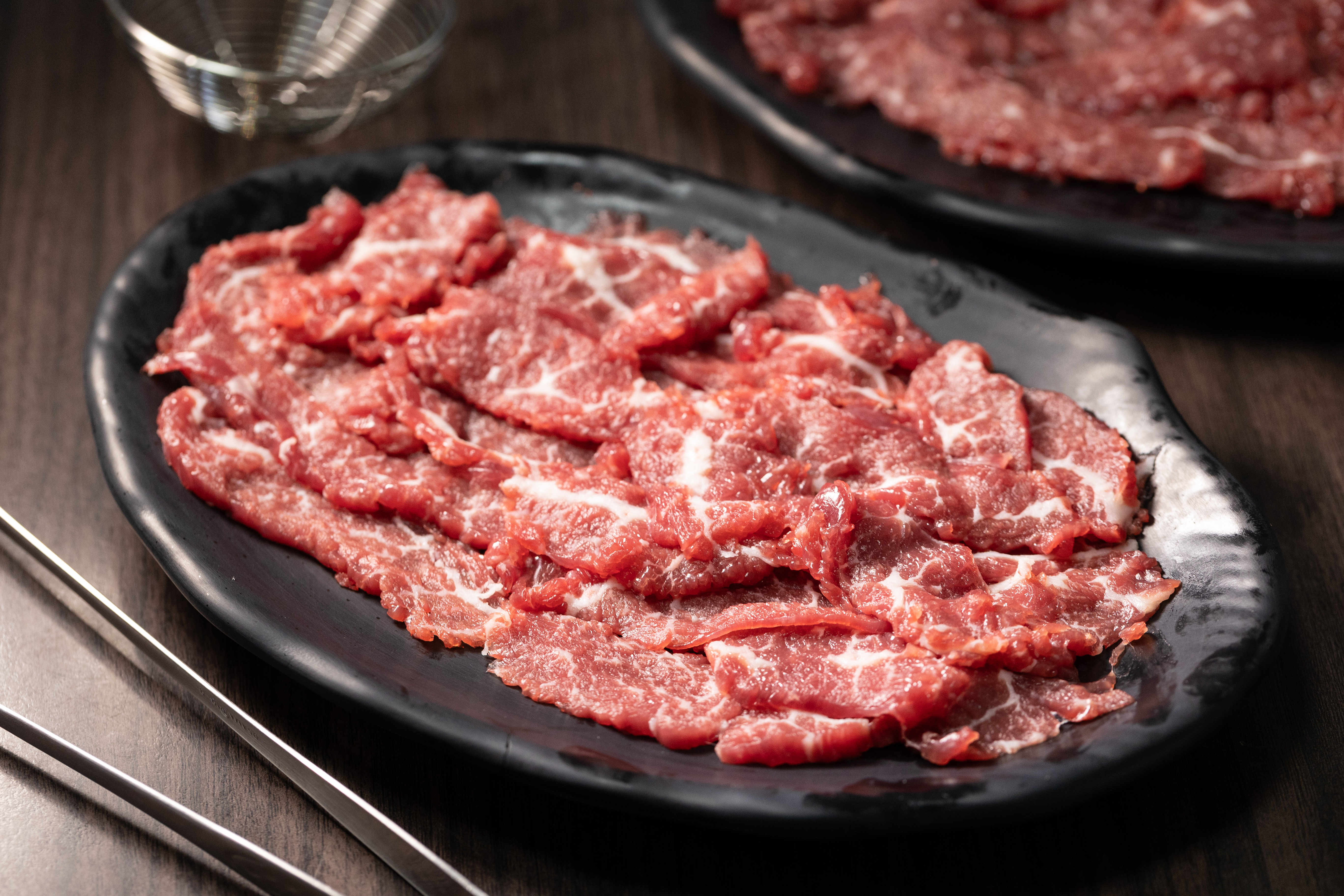 「扇子肉」肥瘦居中，口感有點脆。（300元／小份、550元／大份）