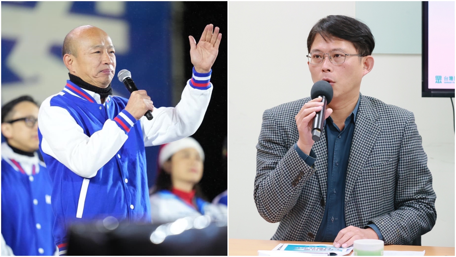 對於民眾黨團提出國會改革4巷主張，有意爭取立法院龍頭的韓國瑜正面回應「樂於支持，共同合作修法」。（翻攝自臉書@韓國瑜、民眾黨提供）