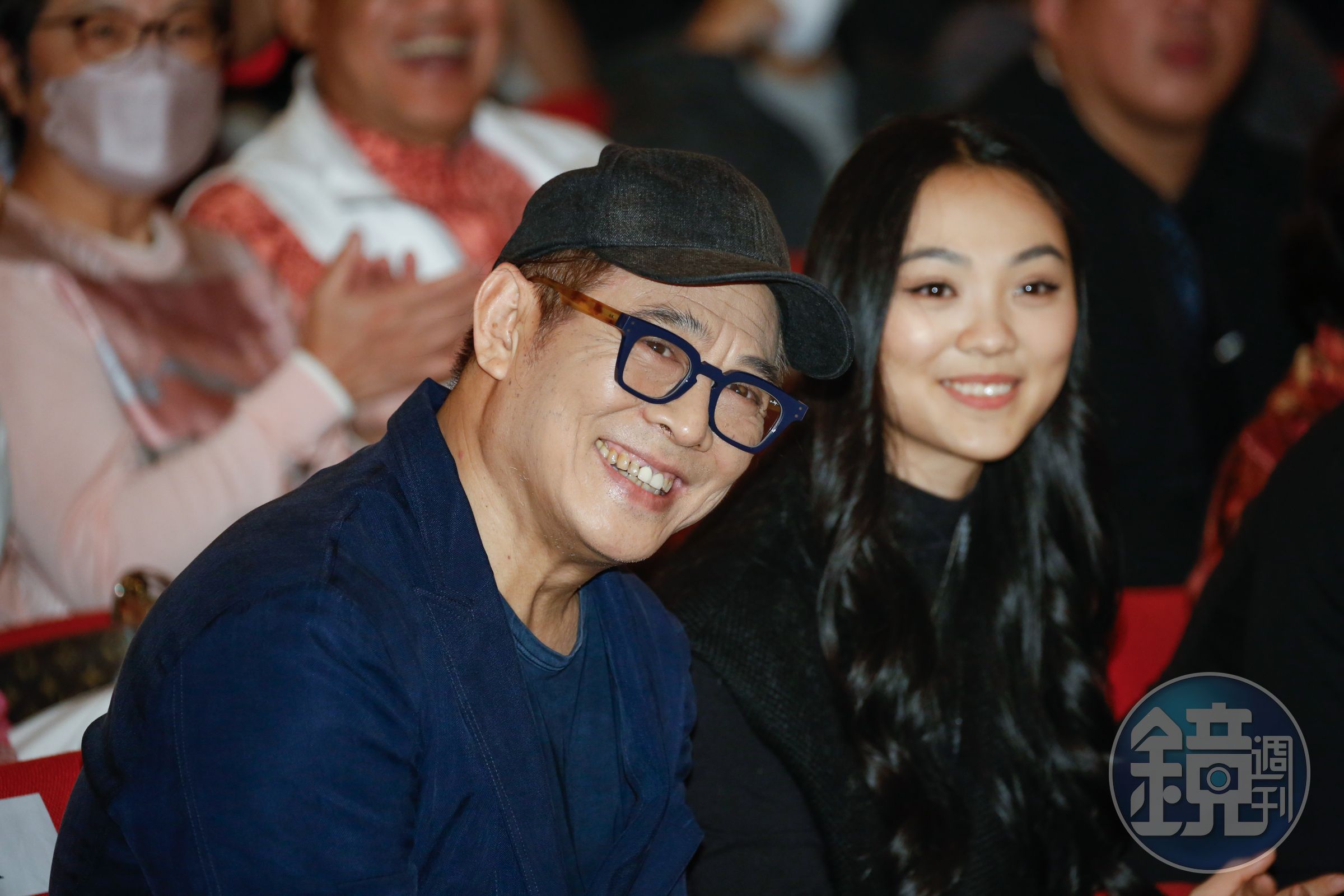 李連杰的大女兒Jane特別陪同父親來台，並一起現身簽書會。