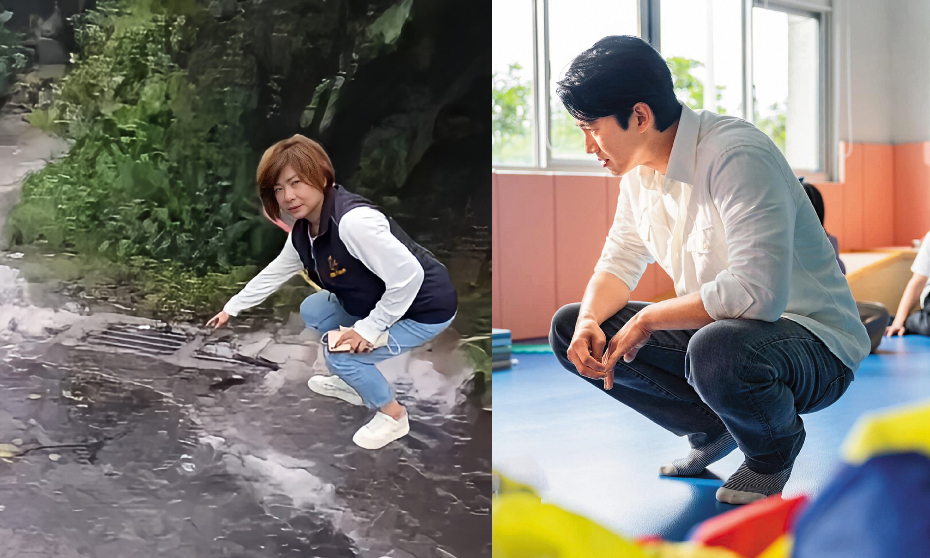 吳慷仁關心台灣颱風，真的不再是一個人，還有宋前議長。（抱）（翻攝自吳慷仁臉書）