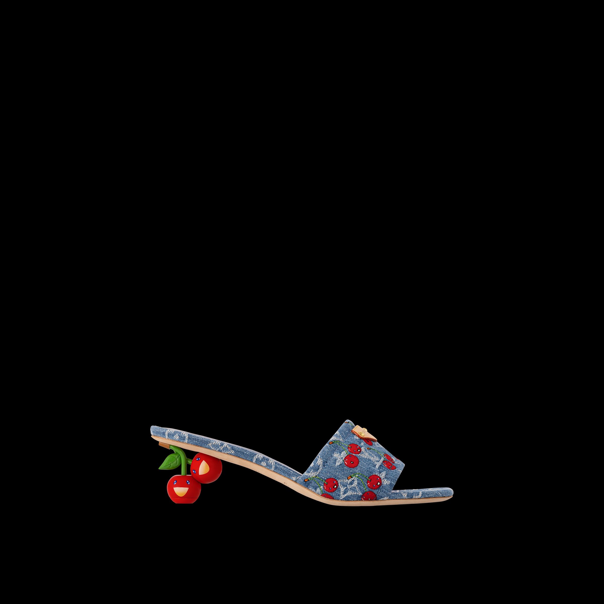 Louis Vuitton × Murakami Lily涼鞋。NT$51,000(路易威登提供)
