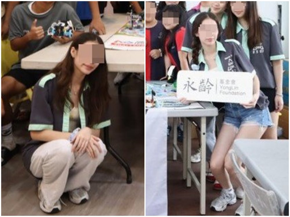 Sandy擁一頭長髮，跟媽媽長得非常像。（翻攝roboyouthtaiwan IG）