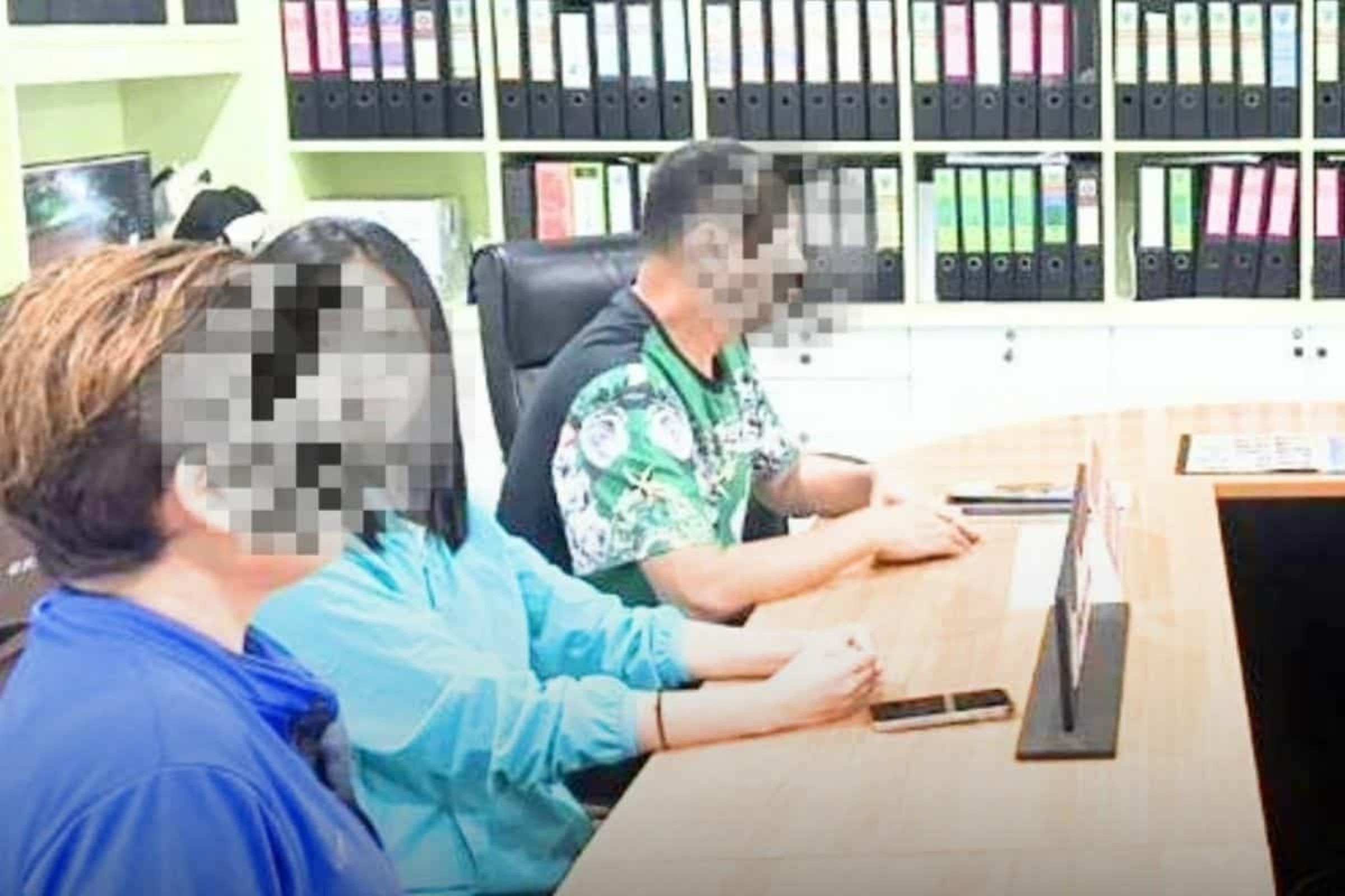 兩人進警局。（翻自《The Thaiger》）