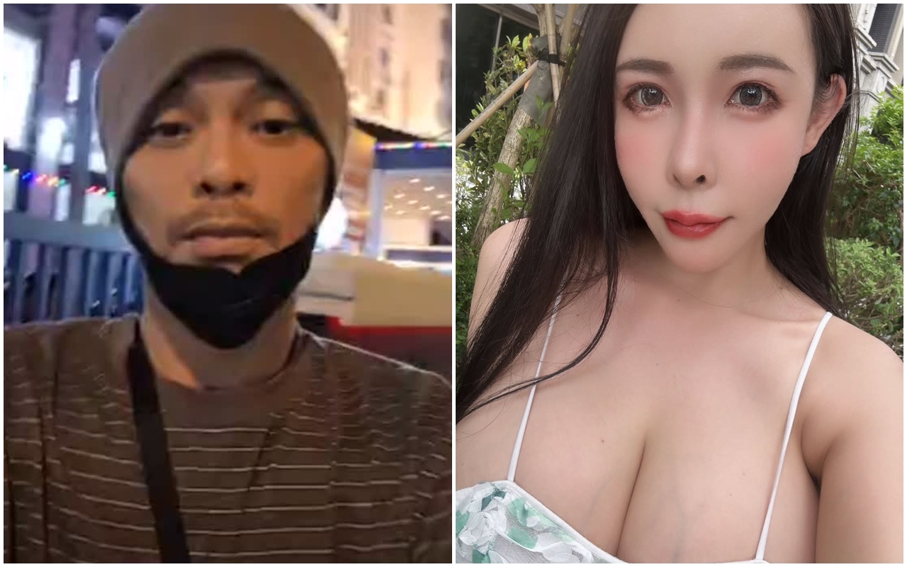 翁雨澄（右）日前自爆，影射自己被黃明志（左）餵毒，還無奈感嘆「根本只是你其中的一個玩具」。（翻攝IG／黃明志、翁雨澄）