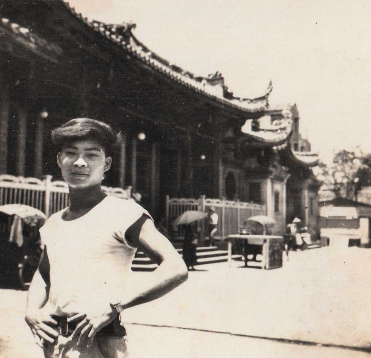 第二代陳清水在1967年接班，見證兩喜號的盛衰。（兩喜號提供）
