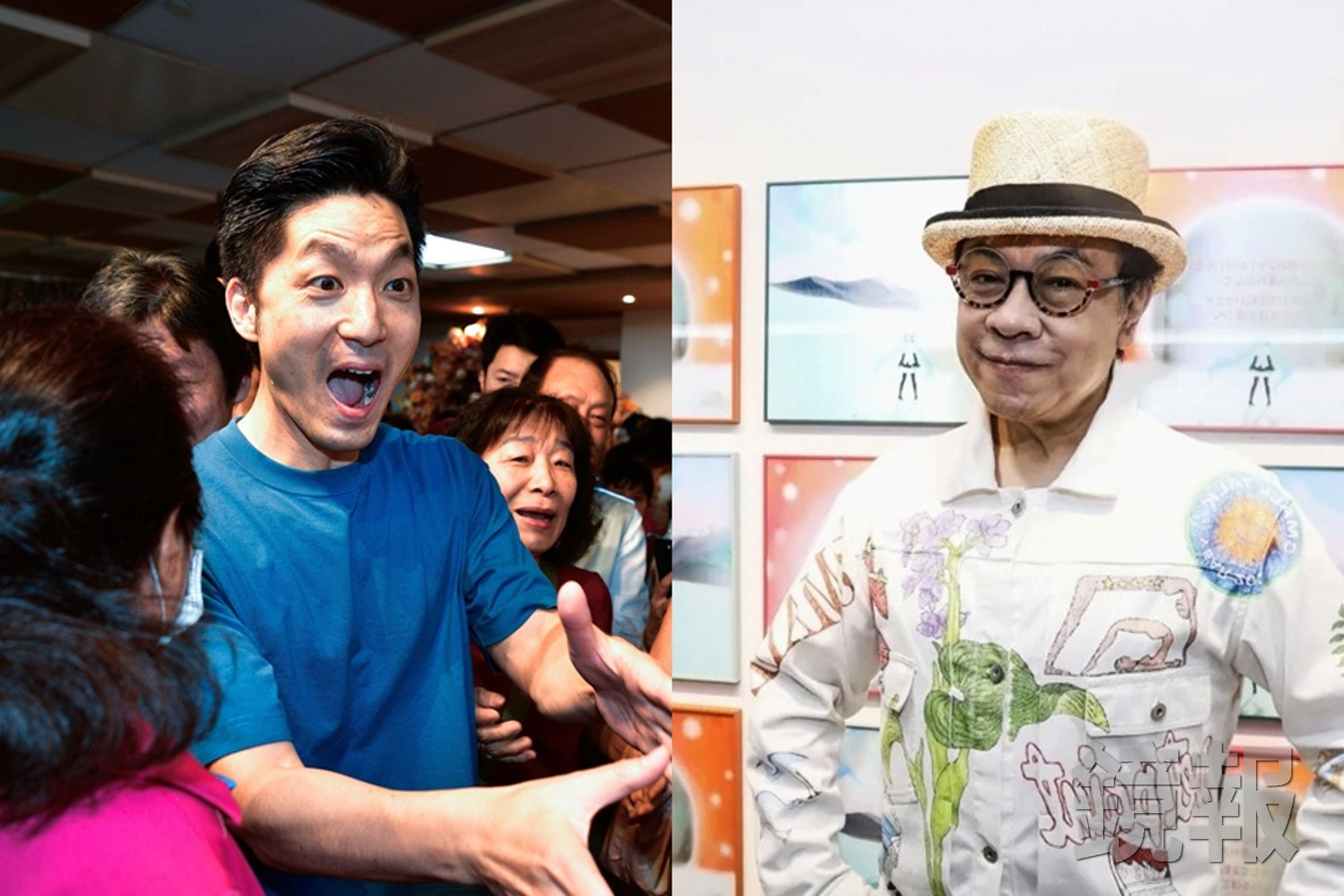 蔣萬安公開邀請蔡康永到他的競總成立活動搖滾區,蔡康永表示將欣然前往。(鏡報李智為、鄒保祥)
