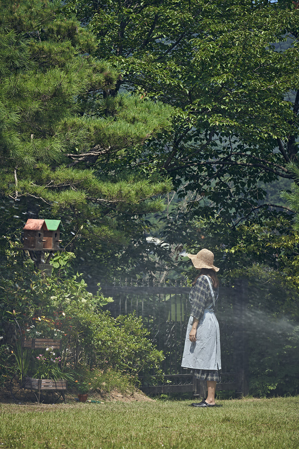 趙胤熙搬到丈夫留給她的一棟郊區花園別墅,發生不可思議的事。(甲上提供)