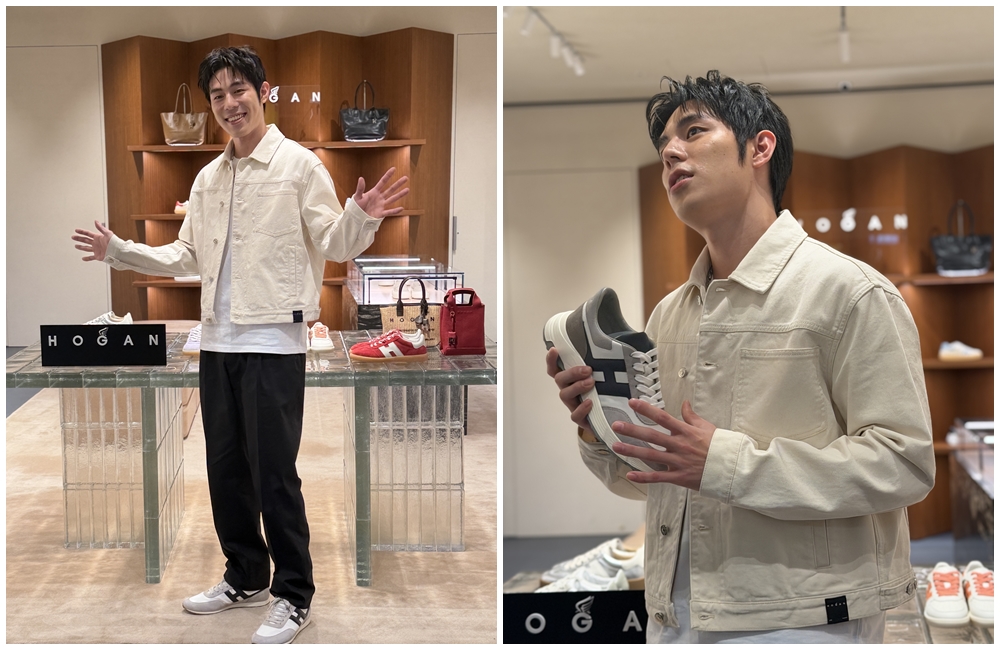 詹懷雲即使身高超過180公分，對於有內增高設計的鞋墊仍然感到開心可以更高。