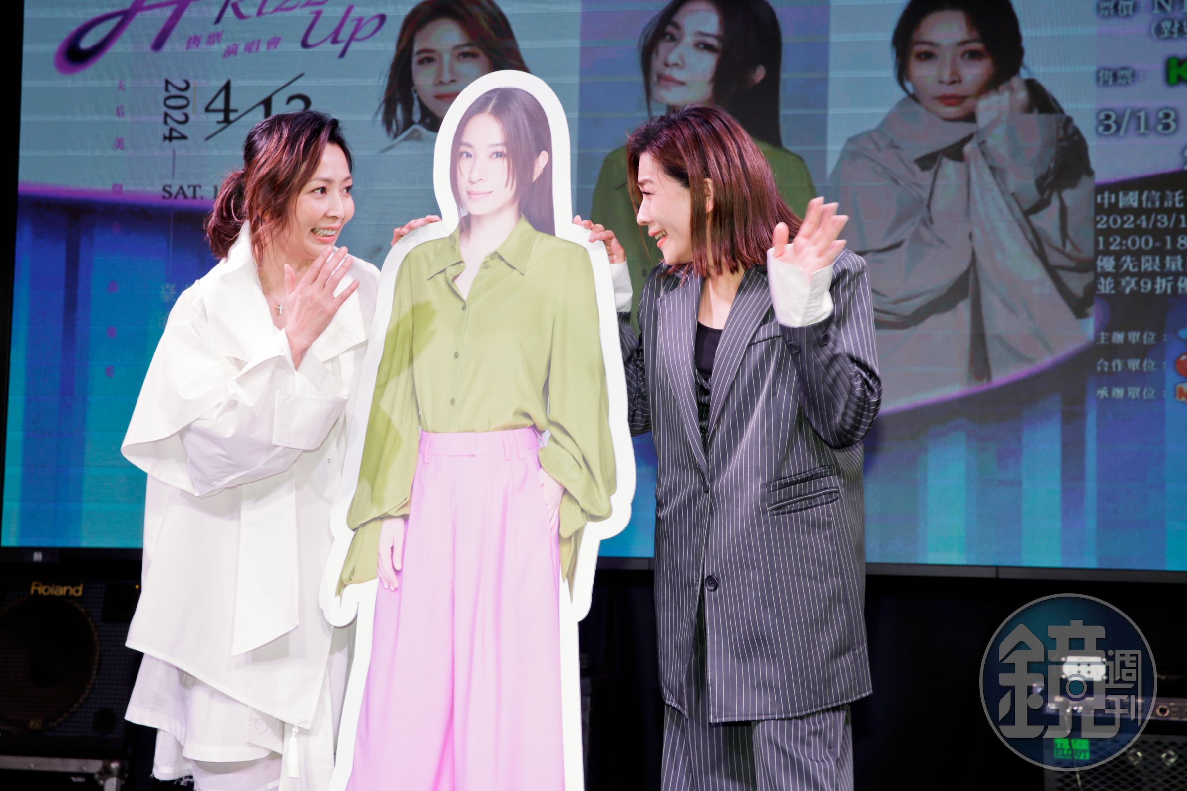 田馥甄告假出遊,江美琪、林曉培撐場。
