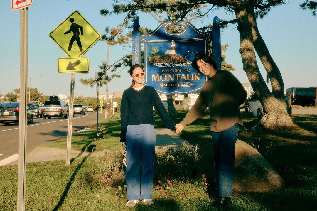 孔曉振（左）與小10歲音樂人Kevin結婚1年多，今老公Kevin宣布入伍。（翻攝自Kevin Oh Instagram）