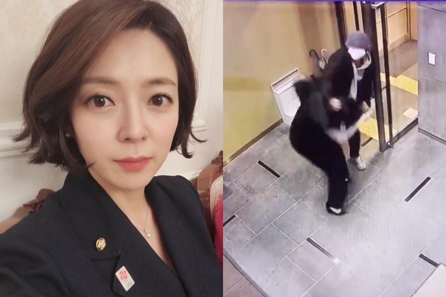 南韓議員裴賢鎮（左）昨日遭到一名15歲學生拿石頭攻擊頭部（右圖），消息一出震驚各界。（翻攝自배현진臉書、@The_truth_eye X）