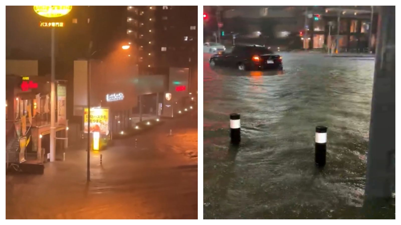 千葉暴雨每小時破100毫米!首都圈交通大亂 JR、私鐵多線停駛